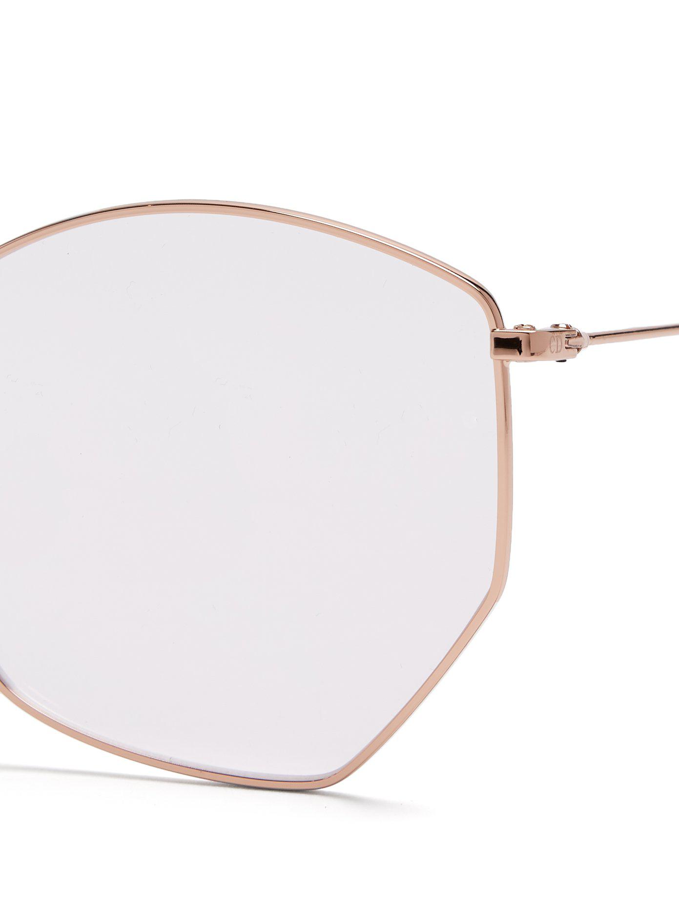 dior metal frame glasses