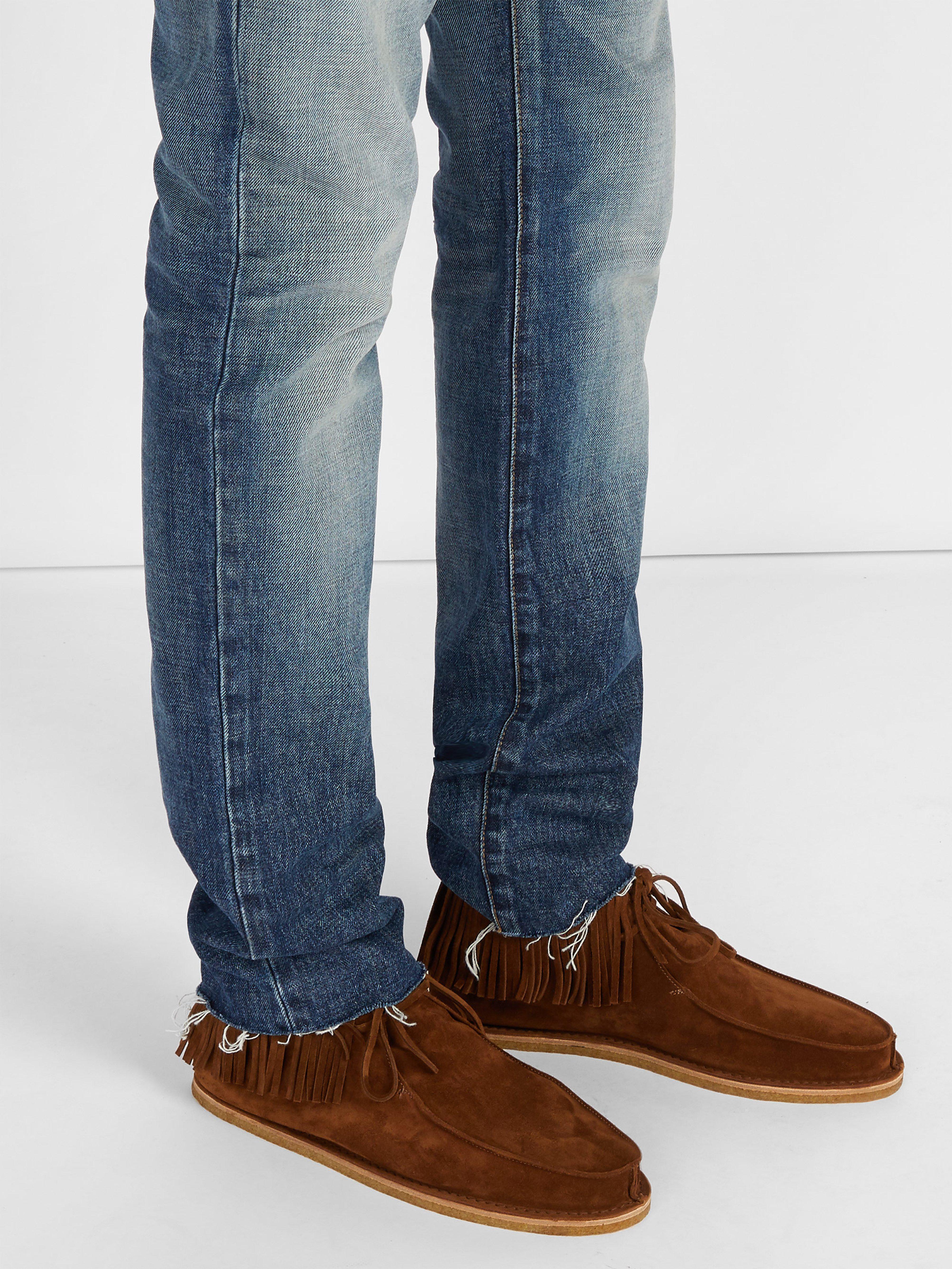 saint laurent desert boots