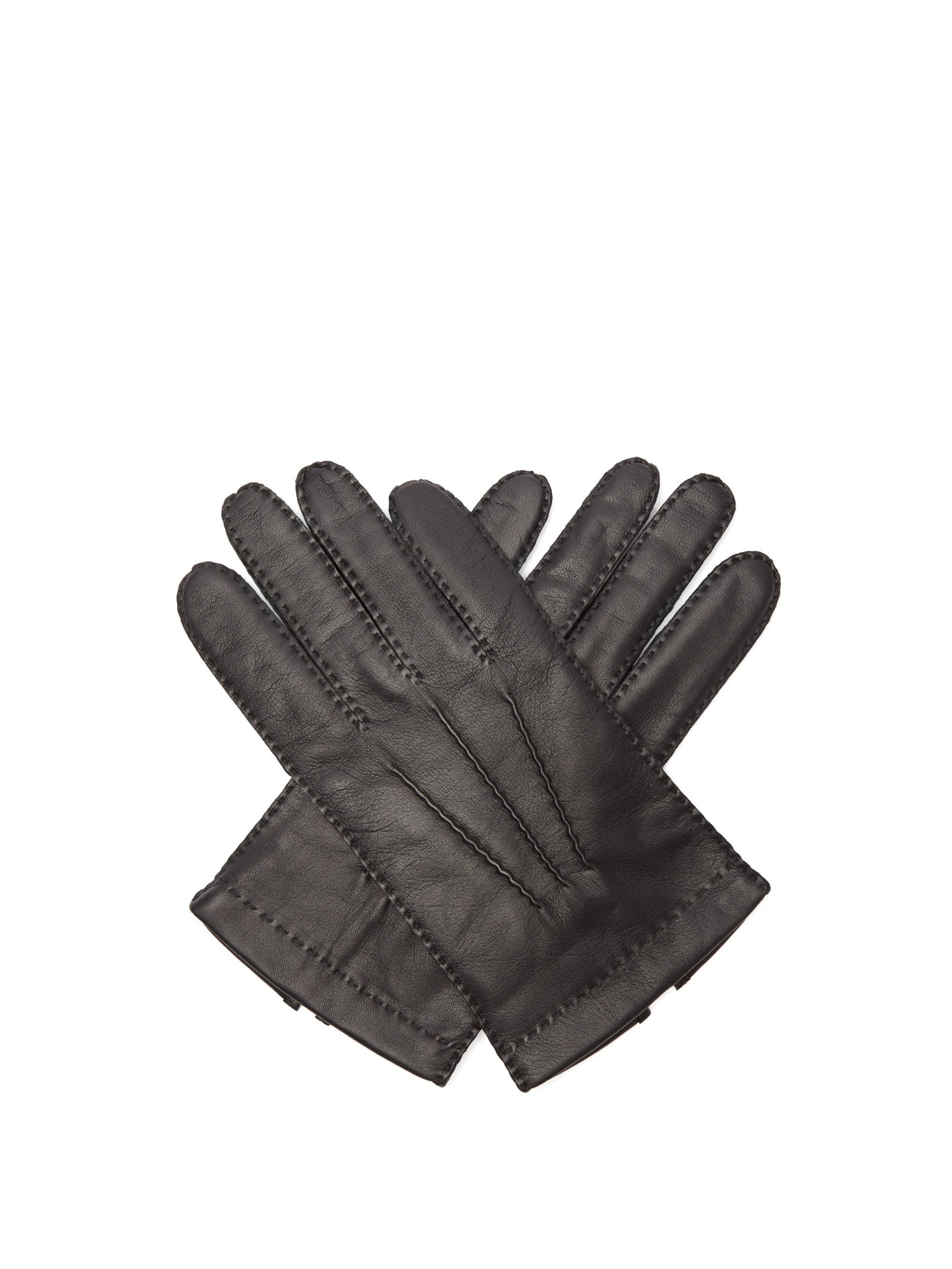 Dents Shaftesbury Cashmere-lined Touchscreen Leather Gloves in Black for  Men - Save 15% | Lyst