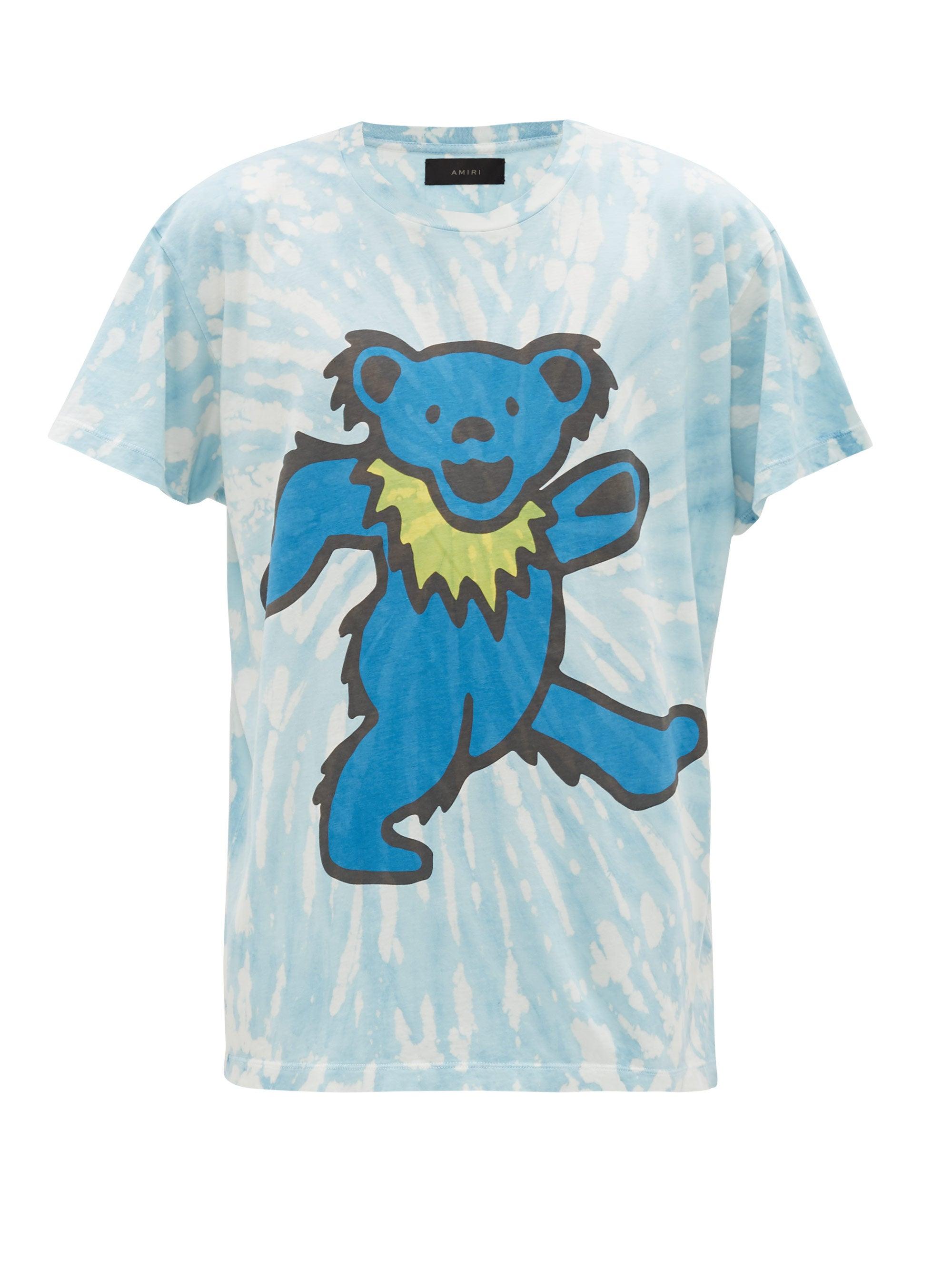 Amiri Dancing Bear Tie-dye Cotton T 