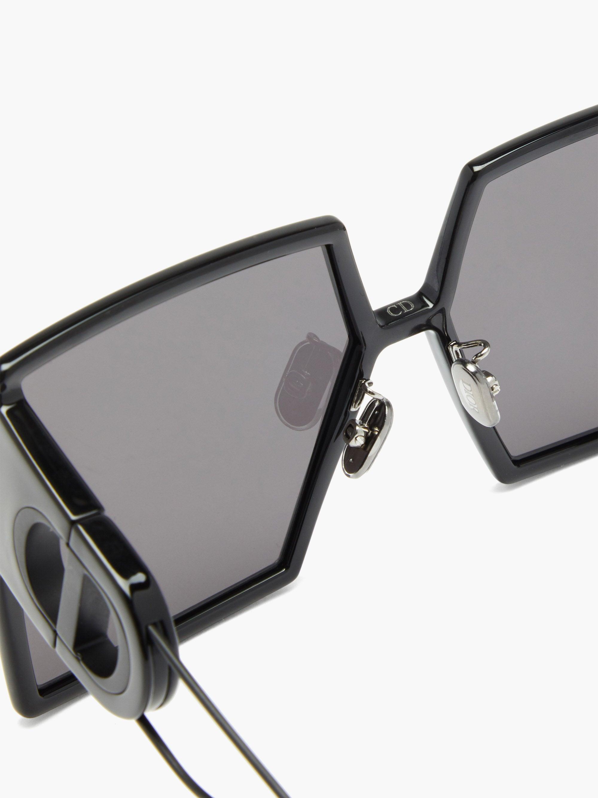 30montaigne black square sunglasses