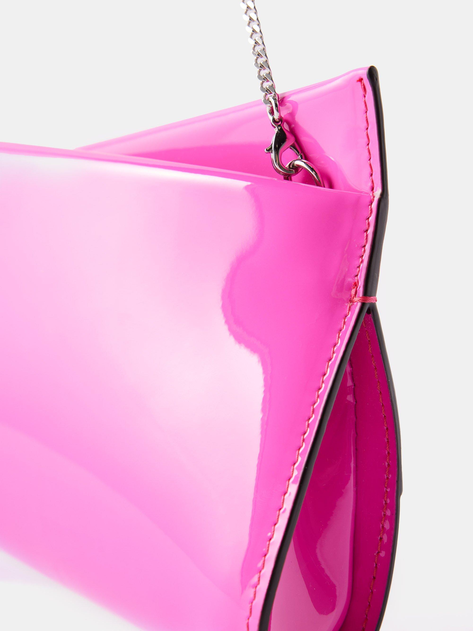 Christian Louboutin Loubitwist Small Psychic Patent Leather Clutch Bag -  Bergdorf Goodman