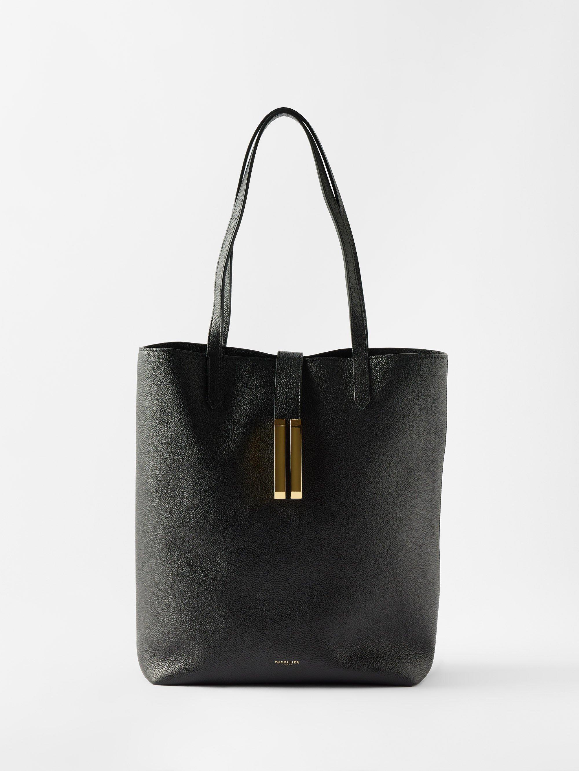 DeMellier Vancouver Grainedleather Tote Bag in Black Lyst