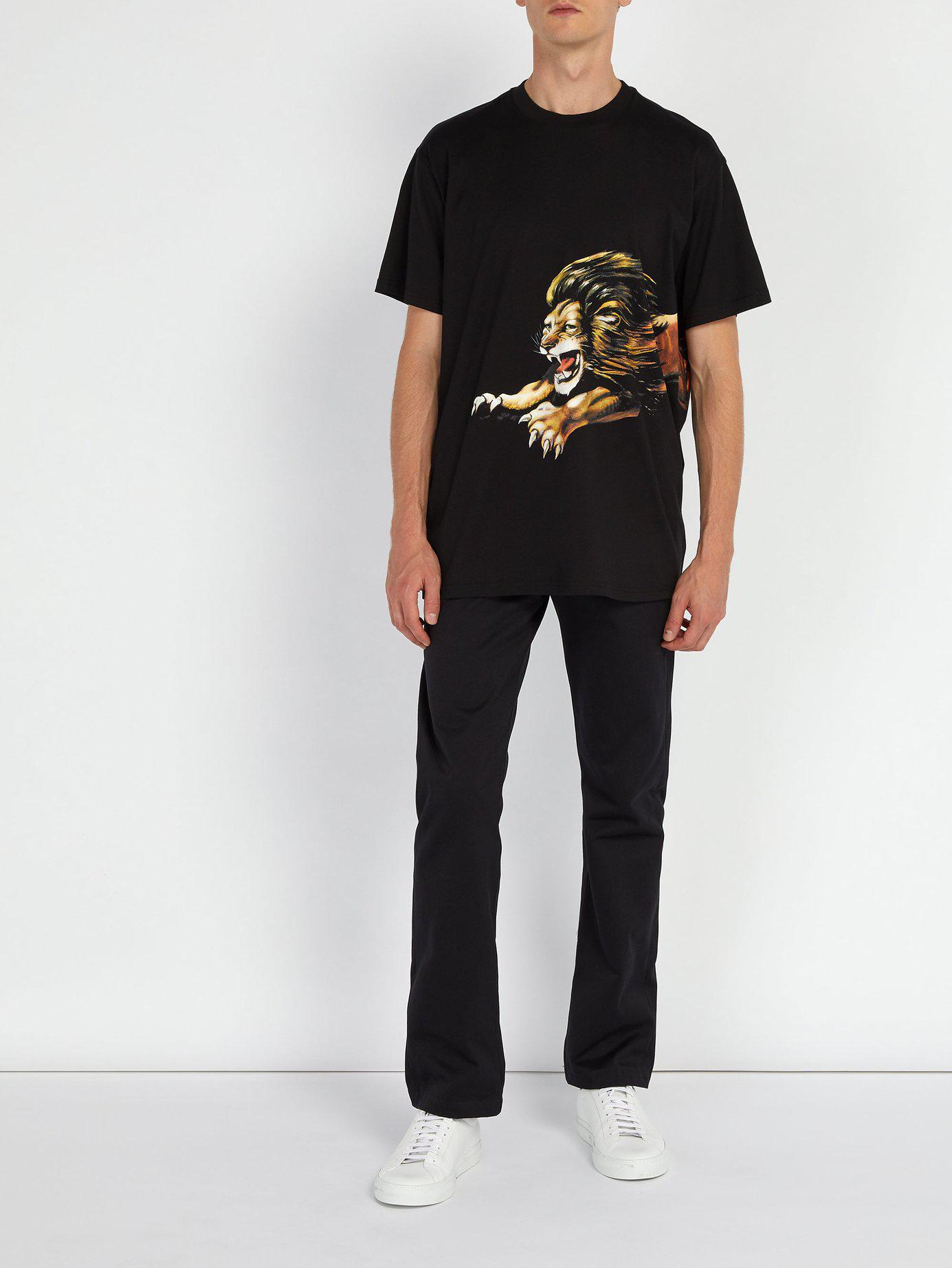 givenchy lion tee