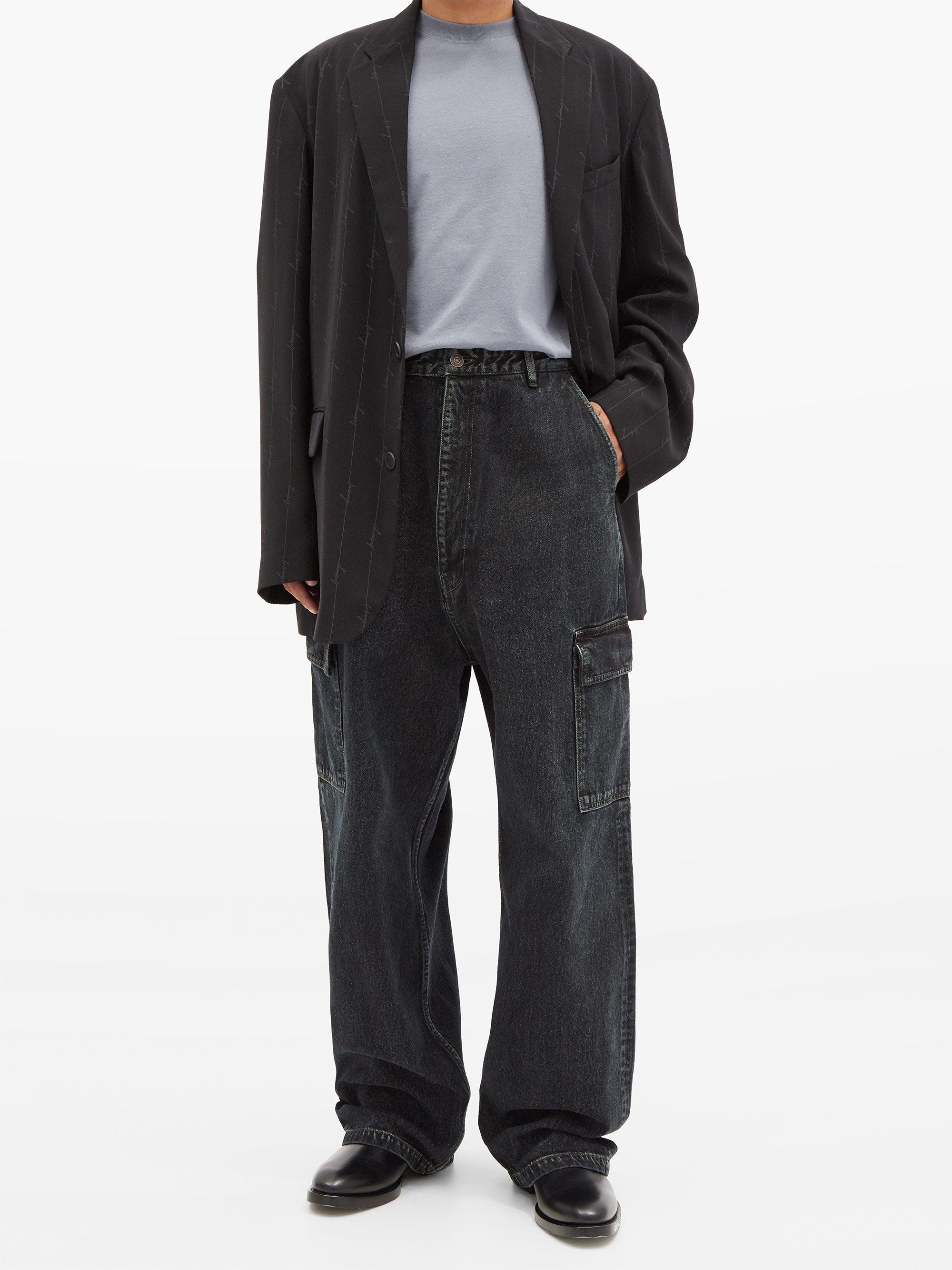 balenciaga mens trousers