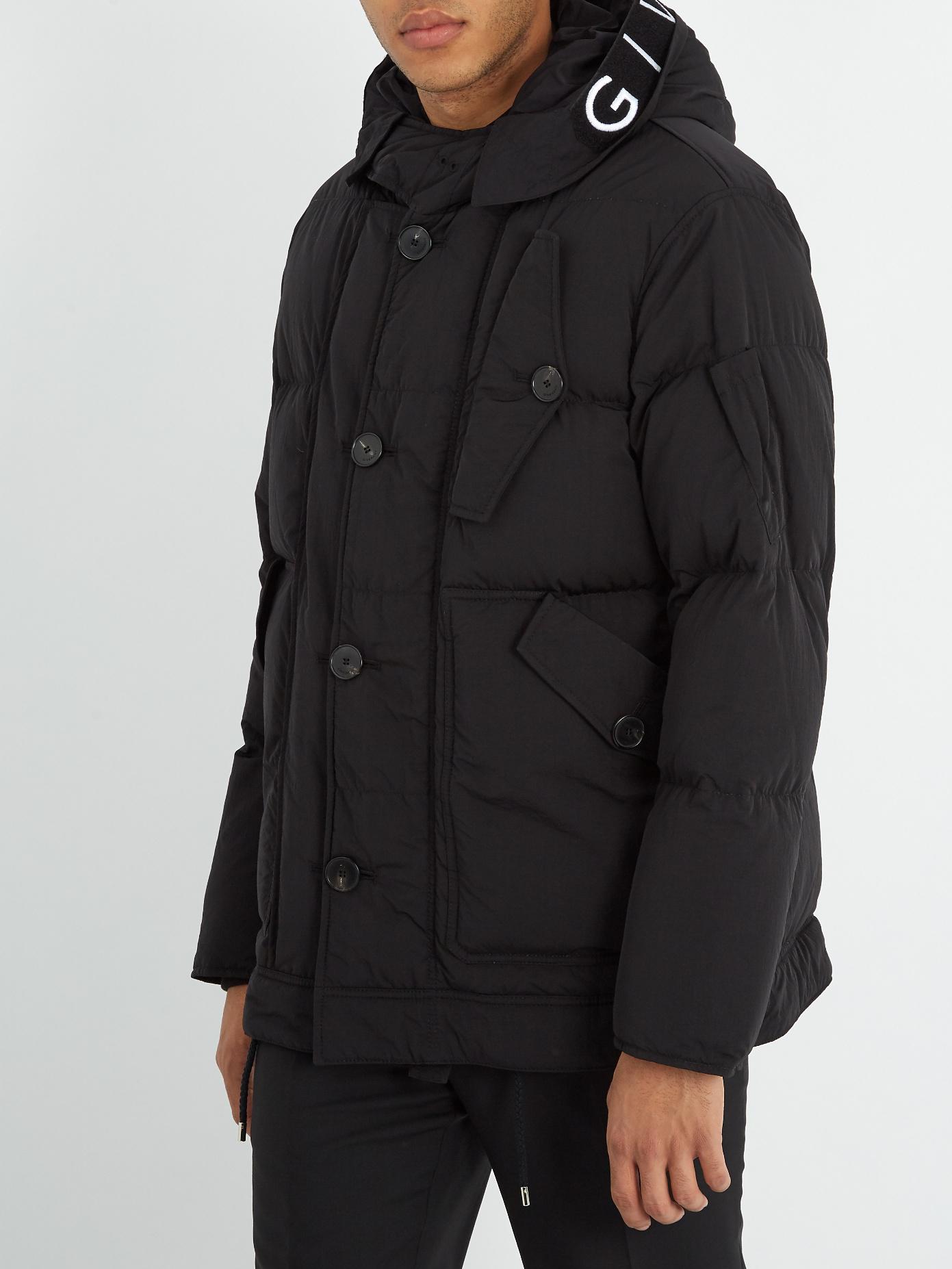 Givenchy Fleece Hooded Down-padded 