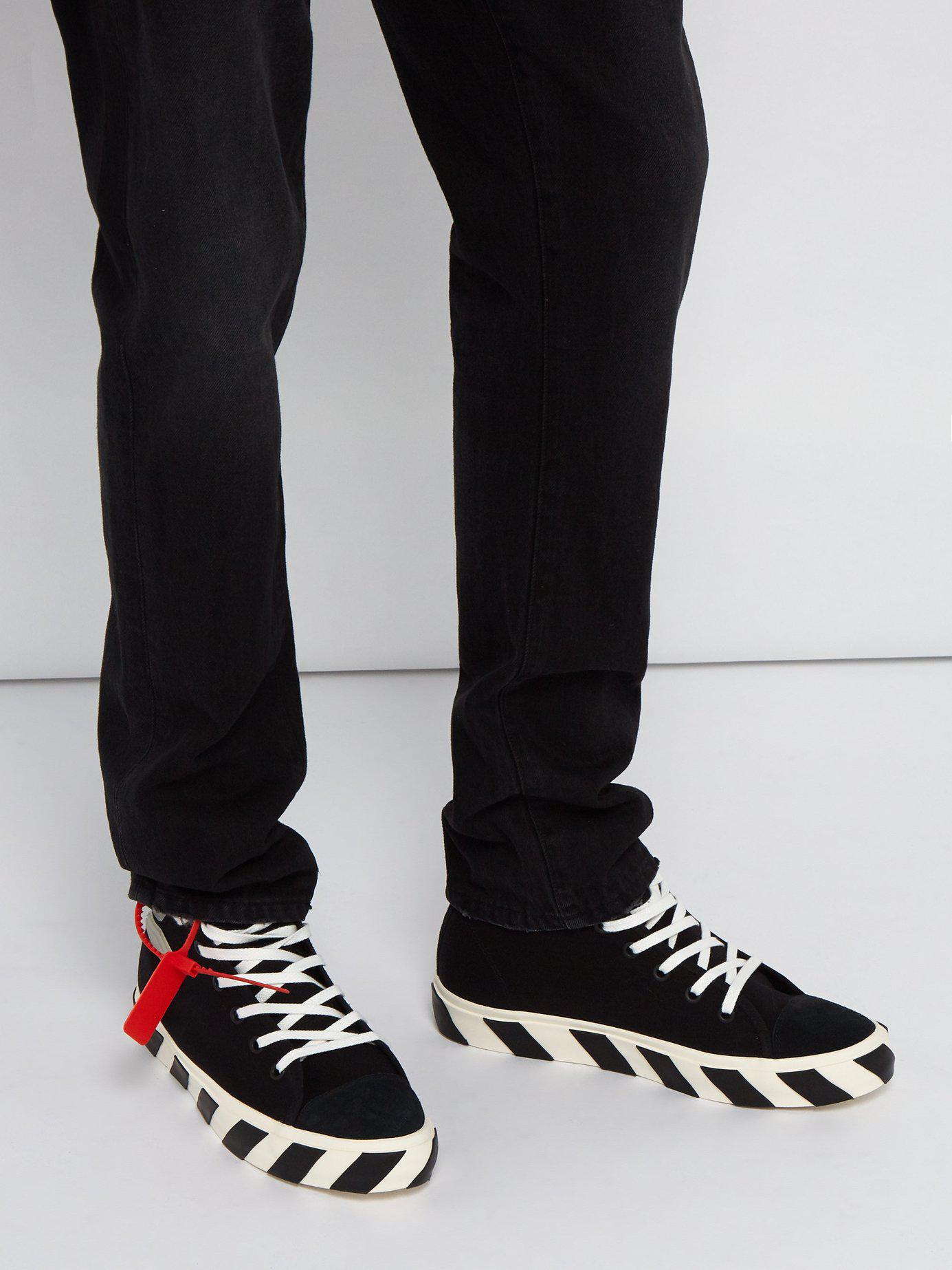 Off-White c/o Virgil Abloh Hi-top Sneakers in Black for Men | Lyst