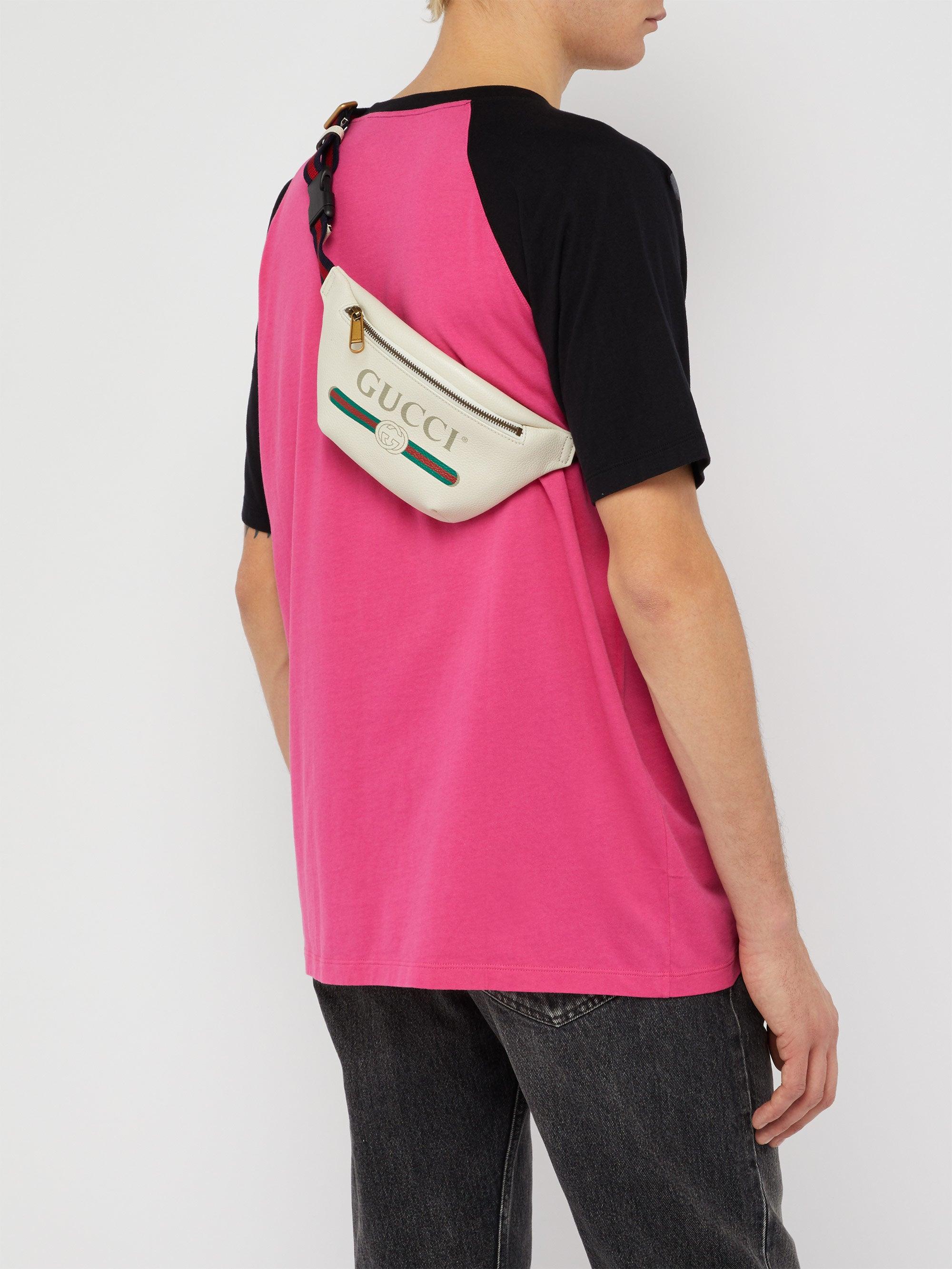 Gucci fanny pack white cheap