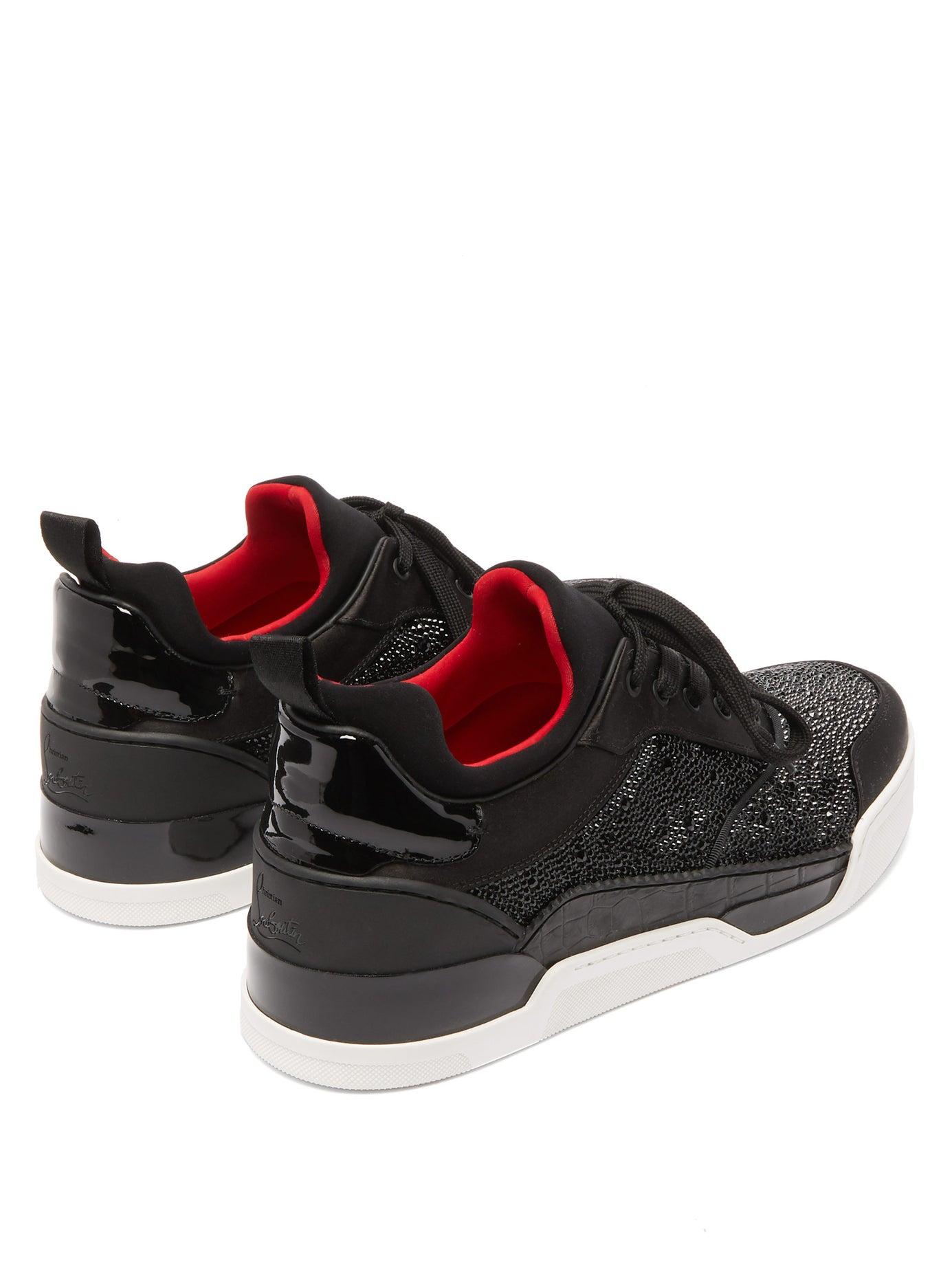 louboutin aurelien black suede