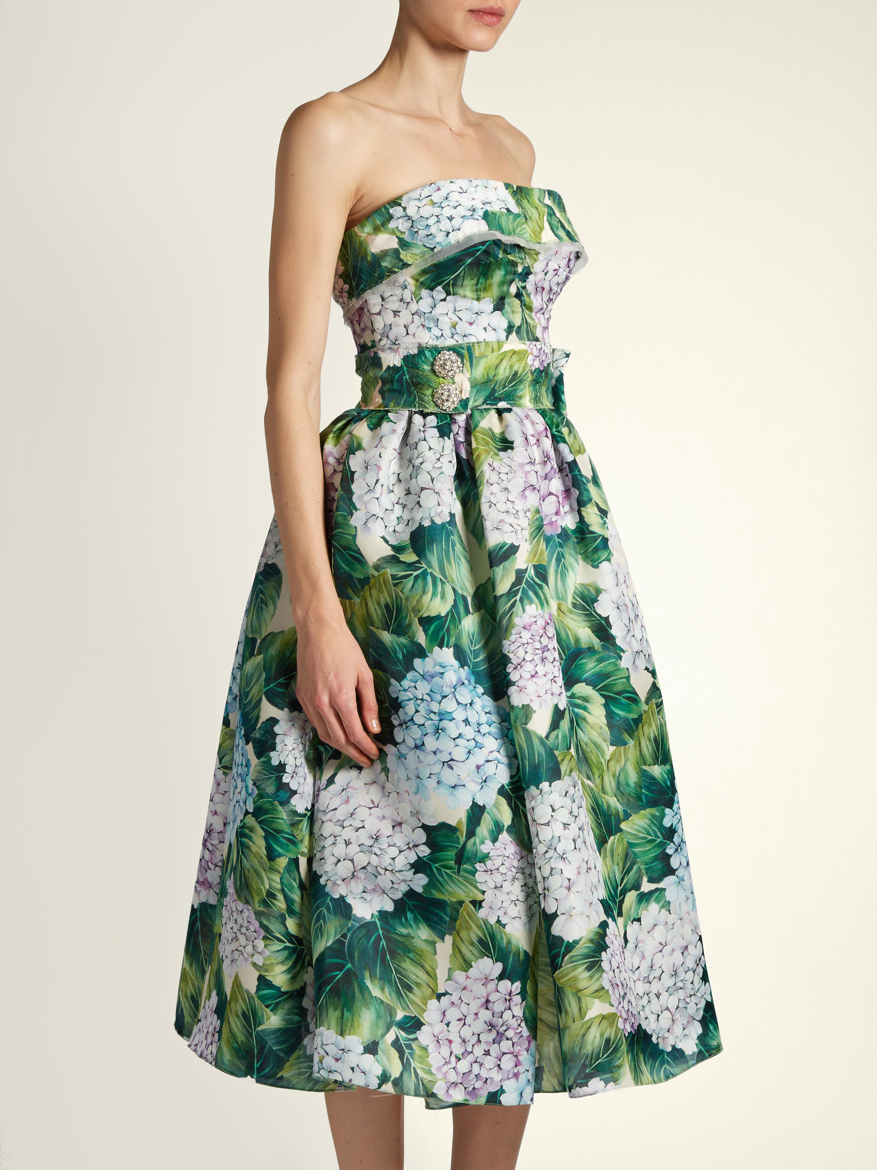 Dolce and top gabbana hydrangea dress