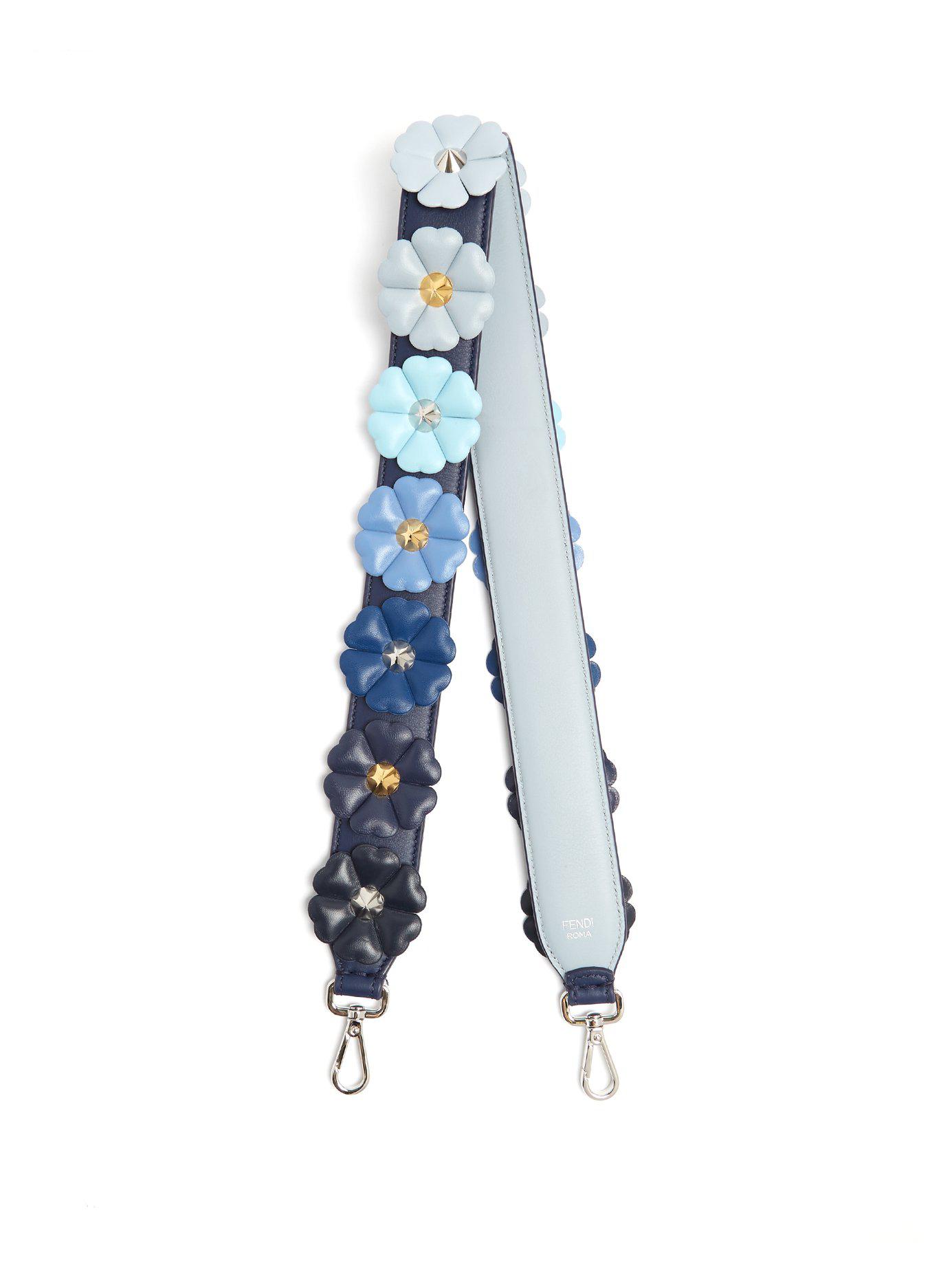 fendi floral strap