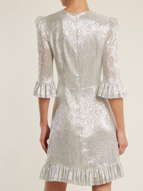 Wife Festival Ruffle-trimmed Silk-blend 