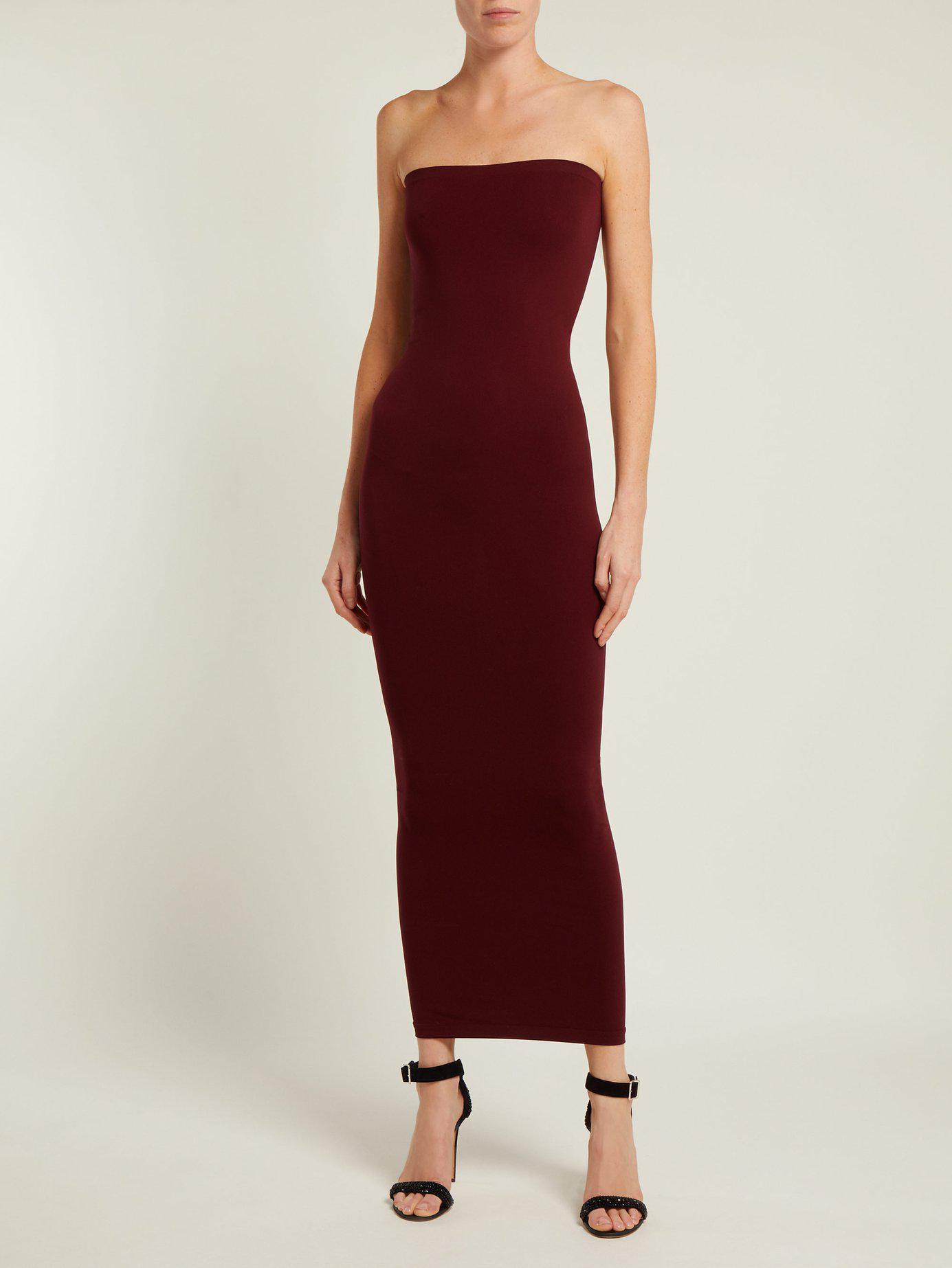 wolford shiny viscose dress