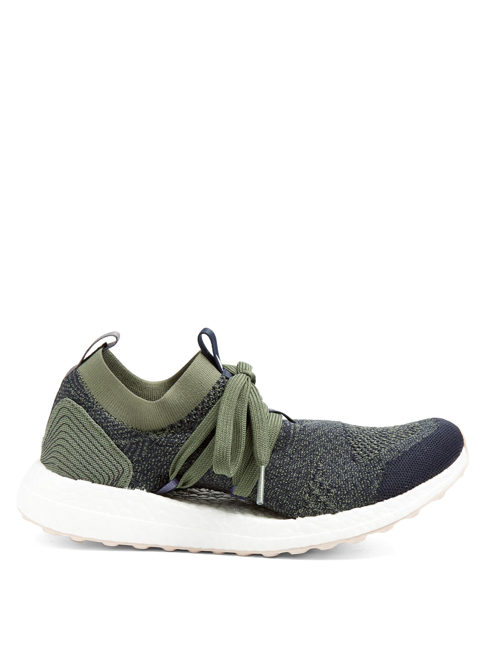 adidas By Stella McCartney Ultra Boost X Parley Knitted Trainers in Green |  Lyst