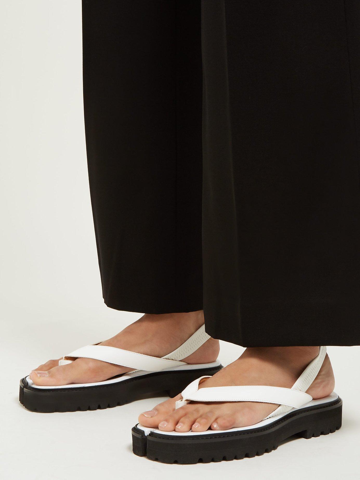 margiela tabi flip flops