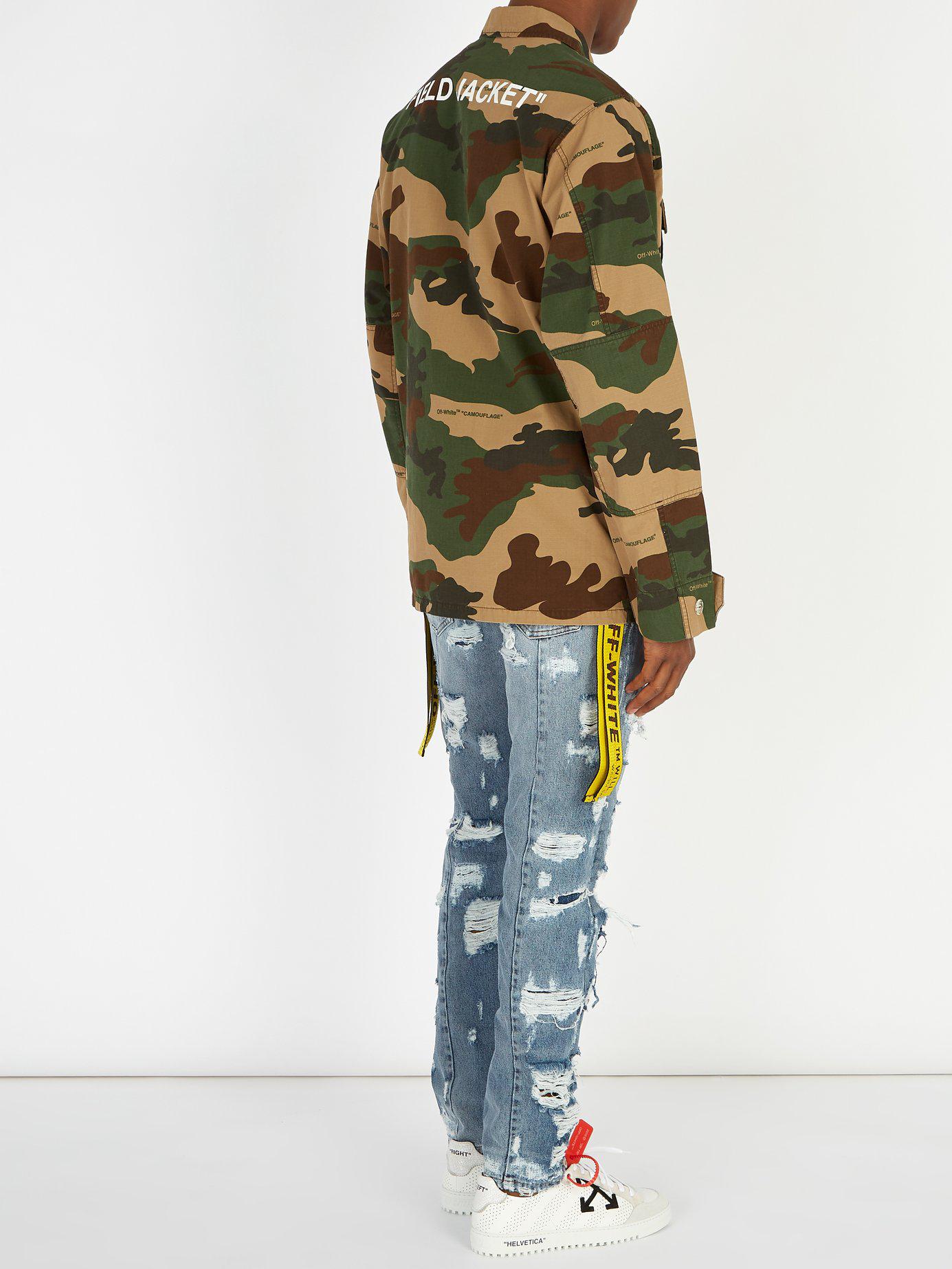 Veste off white militaire Clearance