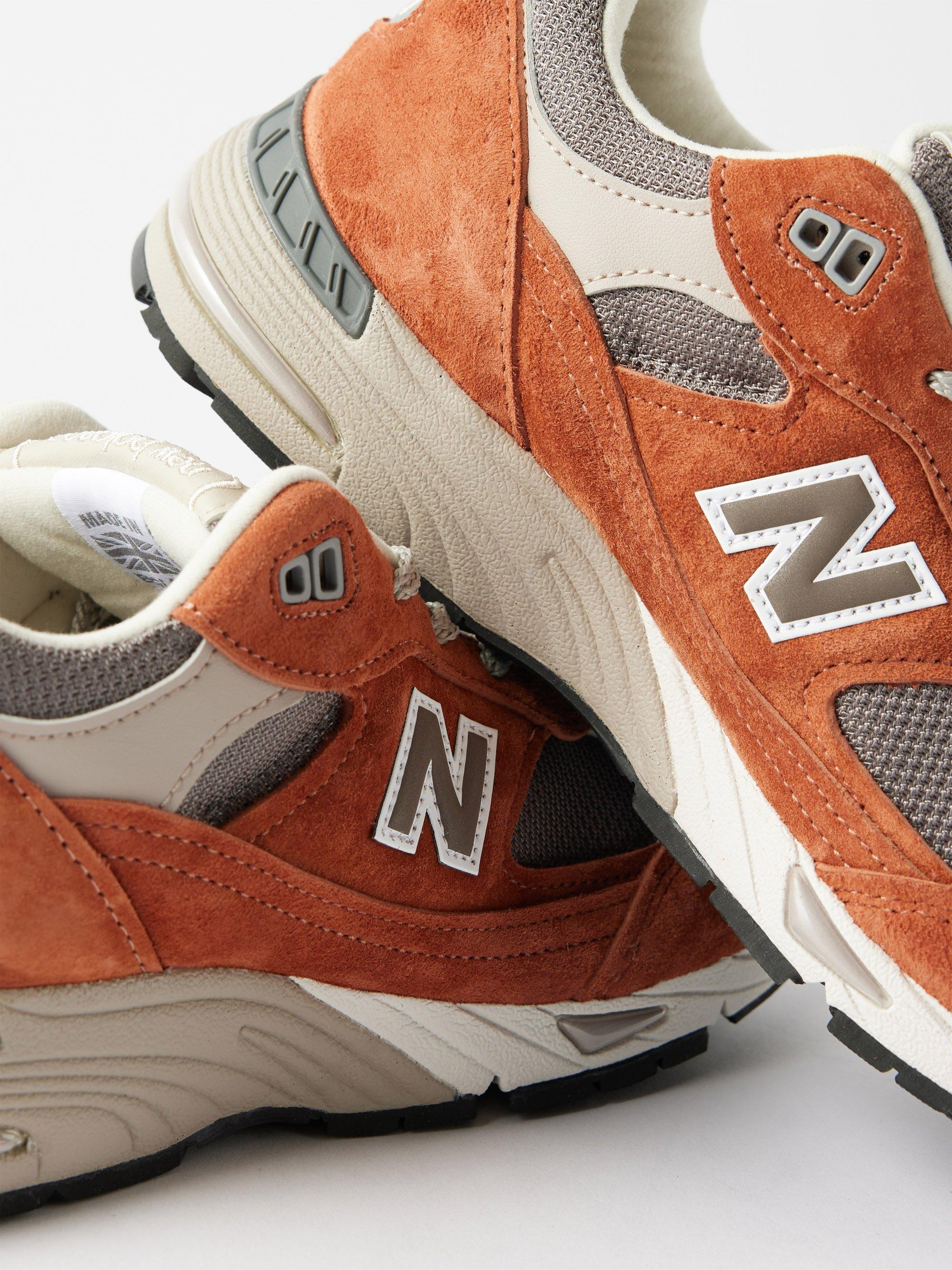 New Balance Made In Uk 991 Suede Trainers in Brown | Lyst