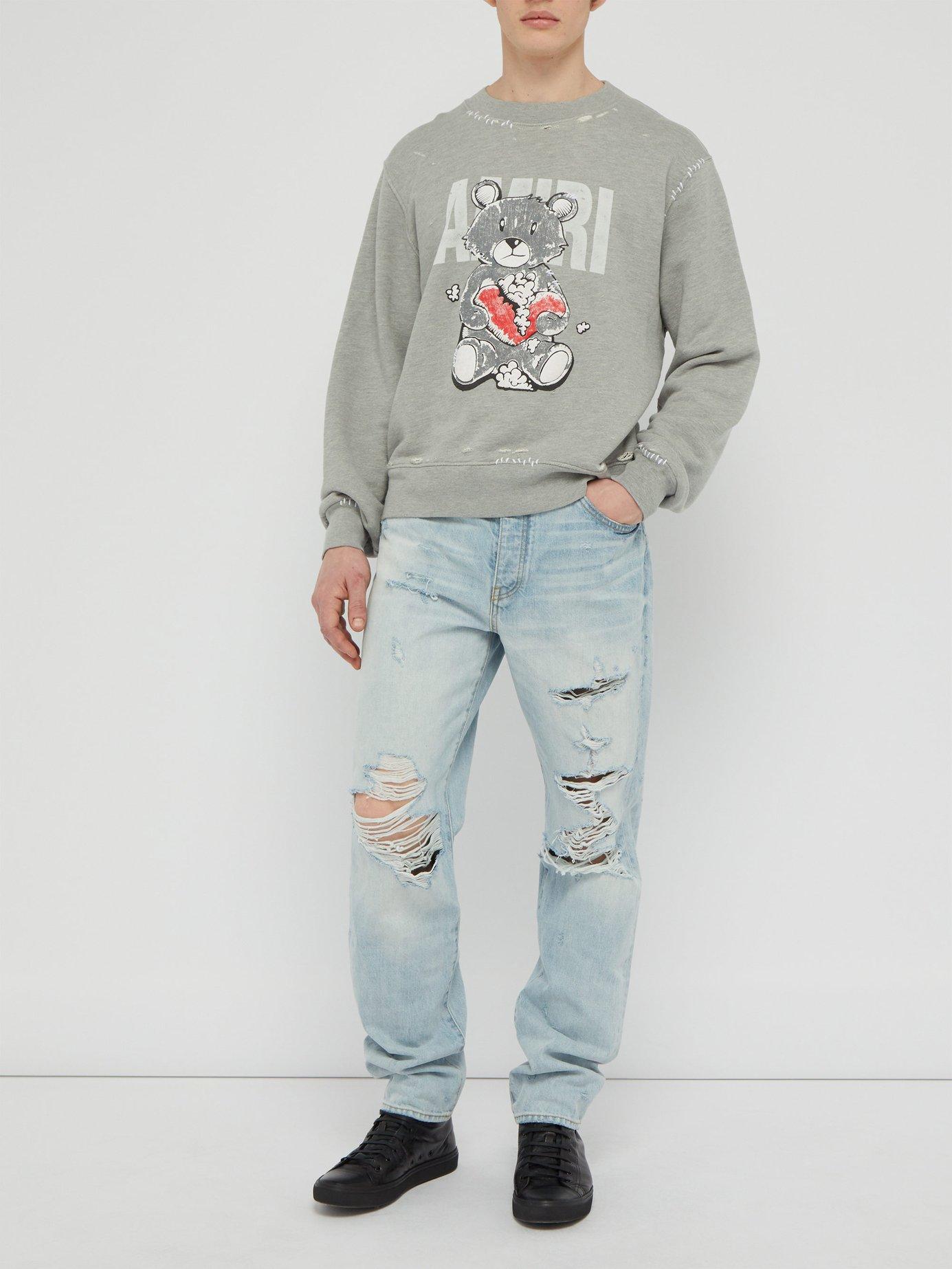 amiri teddy jeans