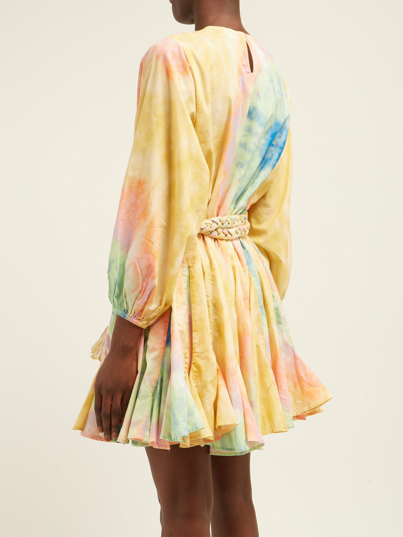 rhode ella dress tie dye