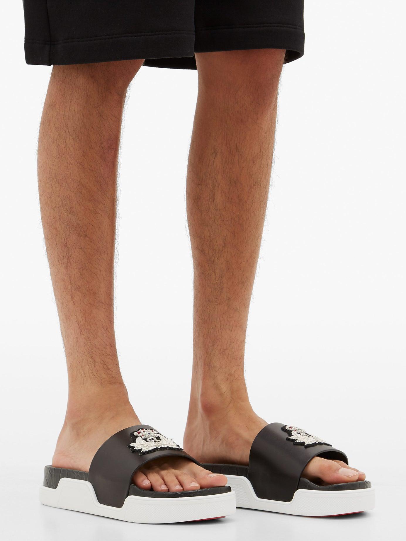 louboutin pool slides