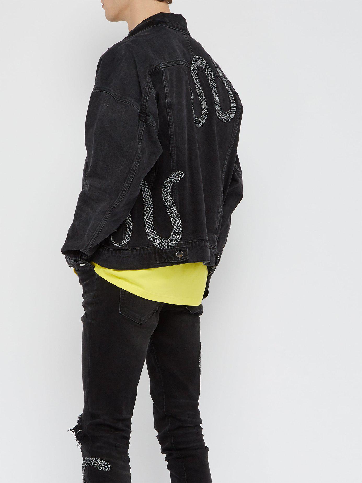 amiri snake jacket