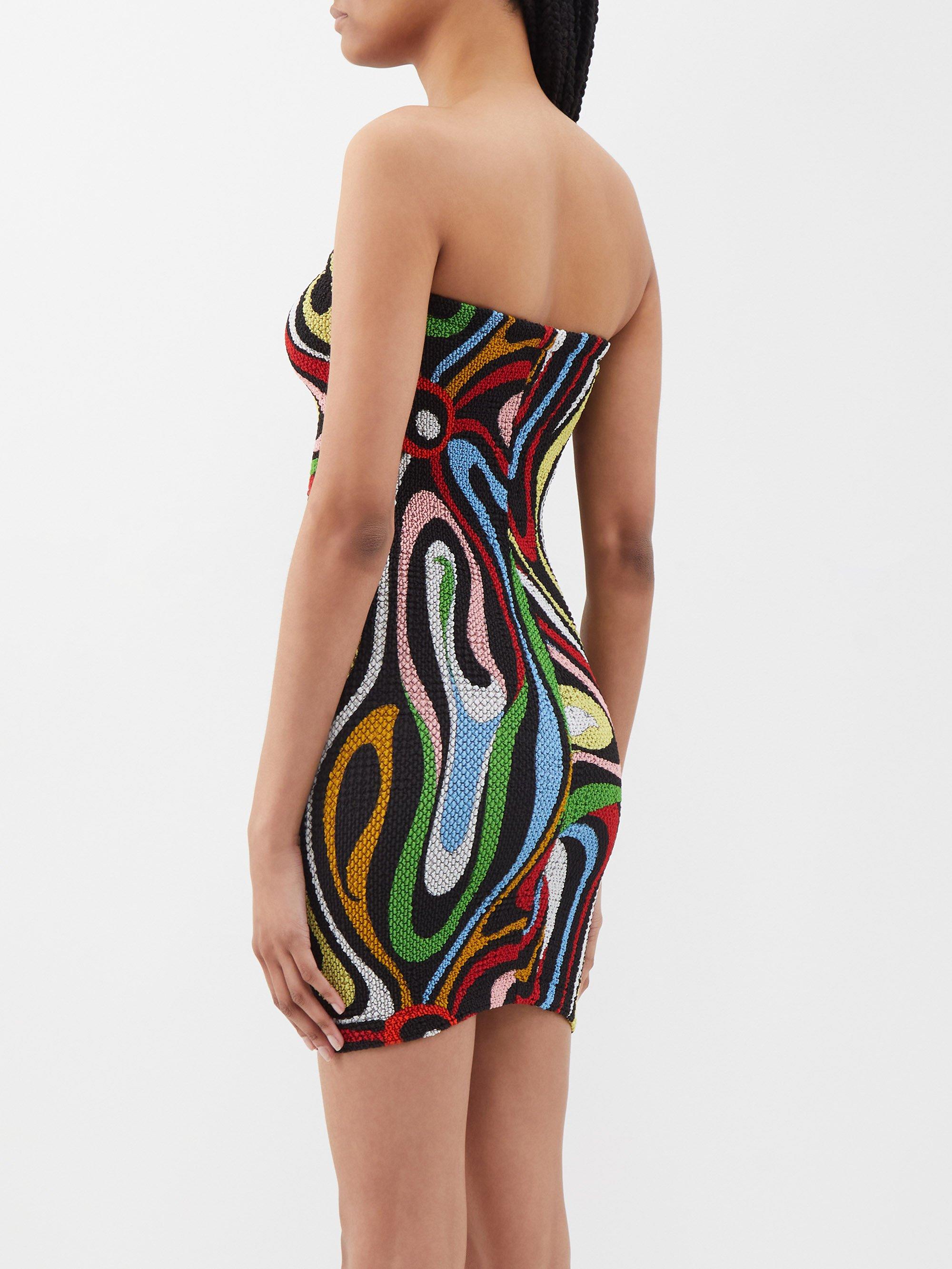 Knee length dresses Emilio Pucci - Marmo print mini dress
