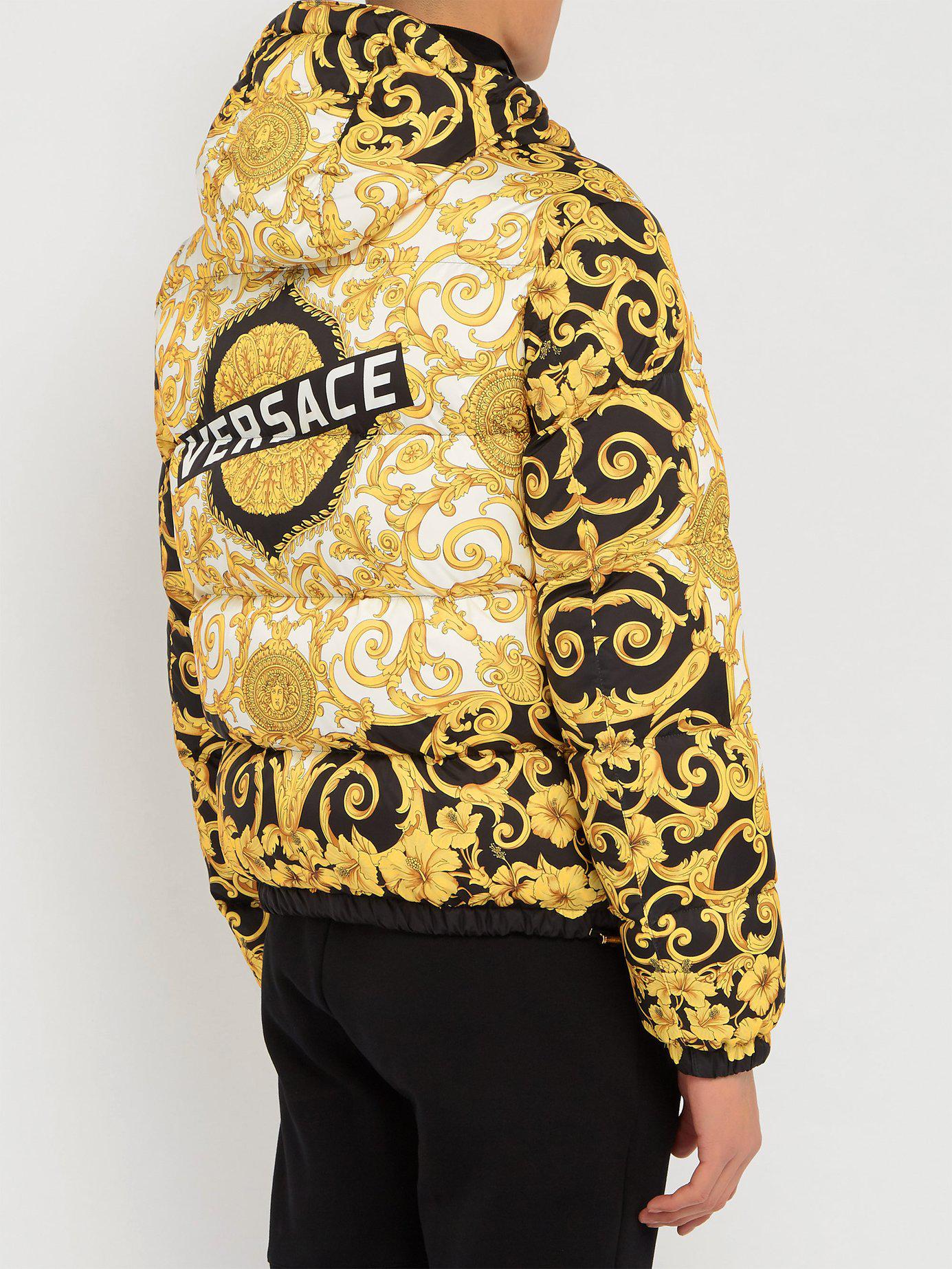 Versace Baroque Print Hooded Jacket for Men - Lyst