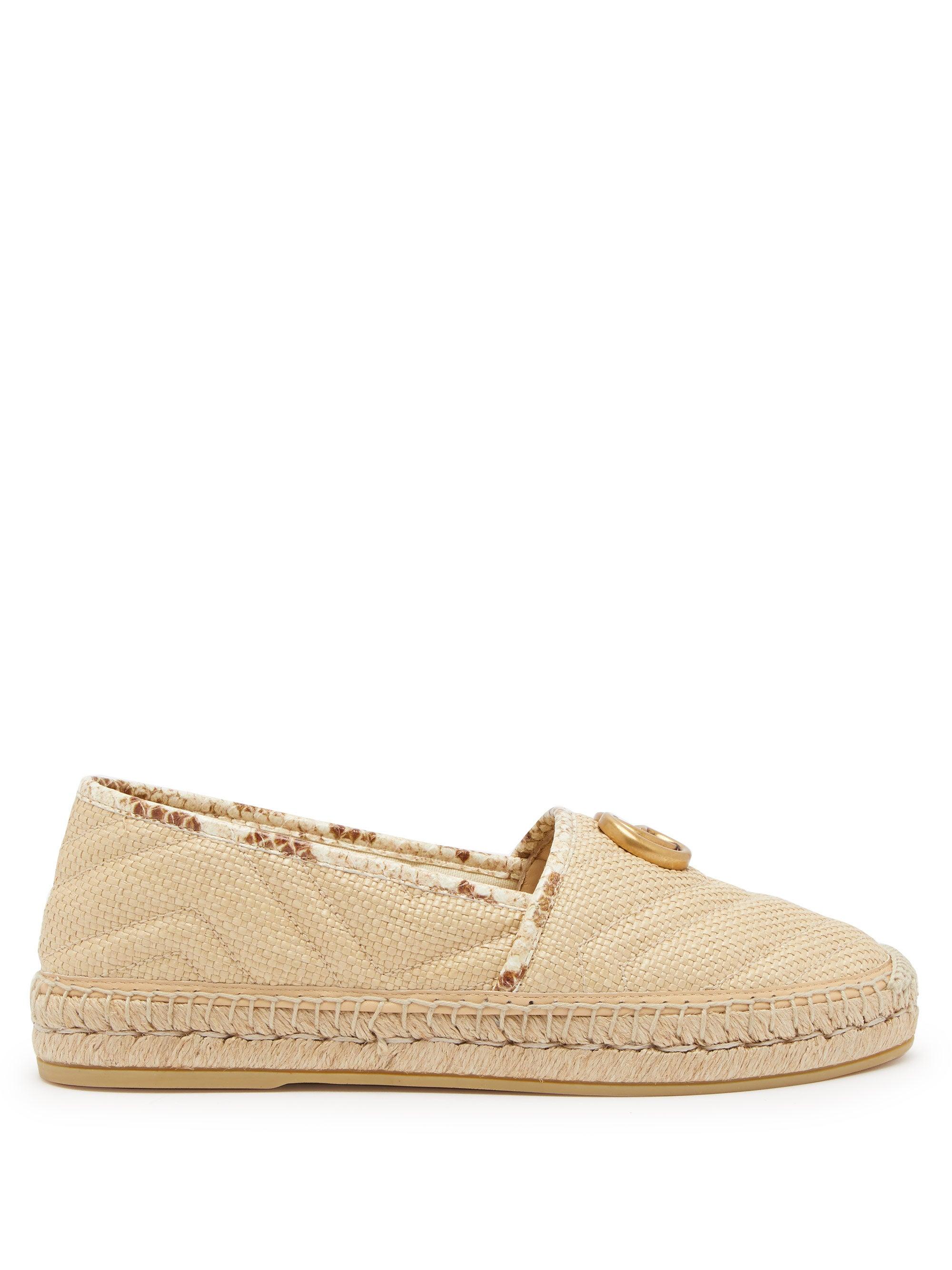 gucci espadrilles cream