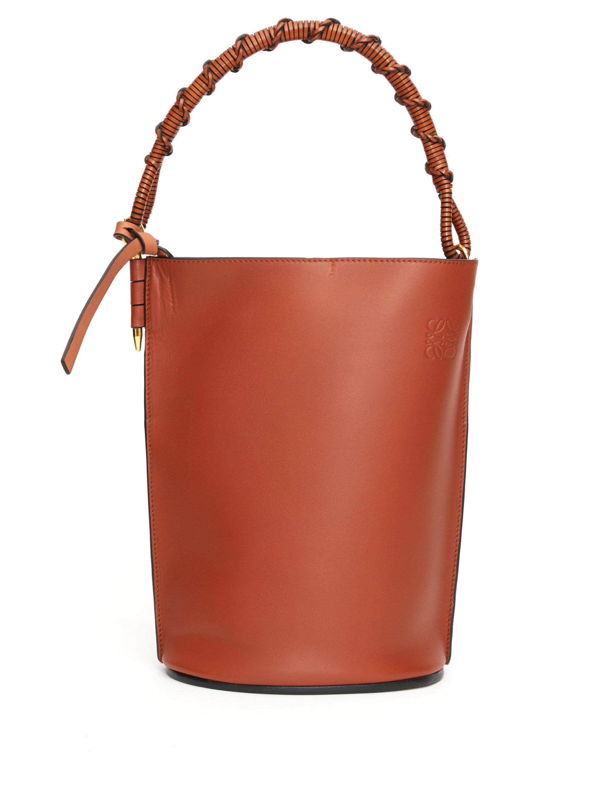 Loewe Gate Pocket Classic Calf Leather Bucket Bag