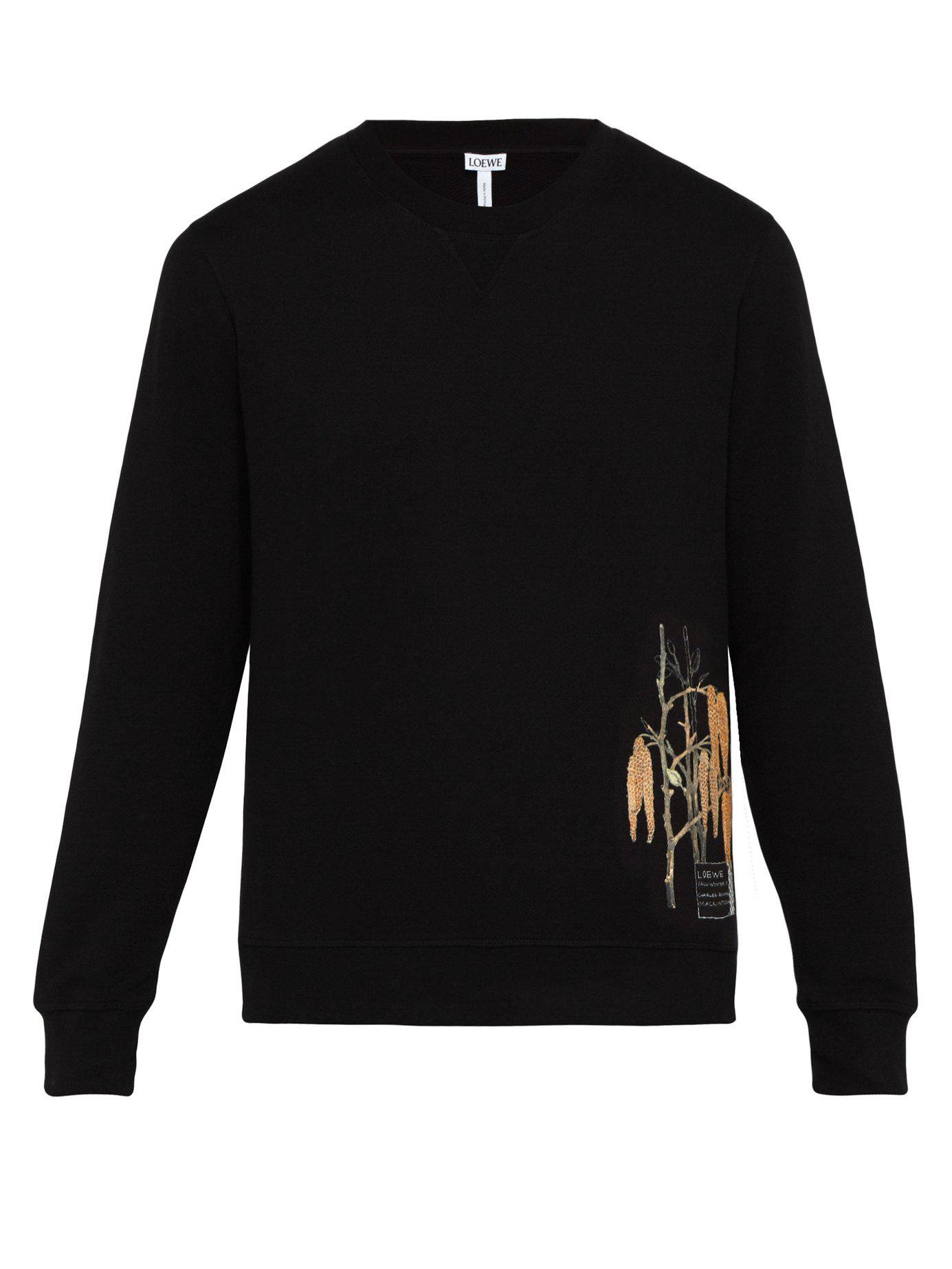 Loewe X Charles Rennie Mackintosh Cotton Sweatshirt in