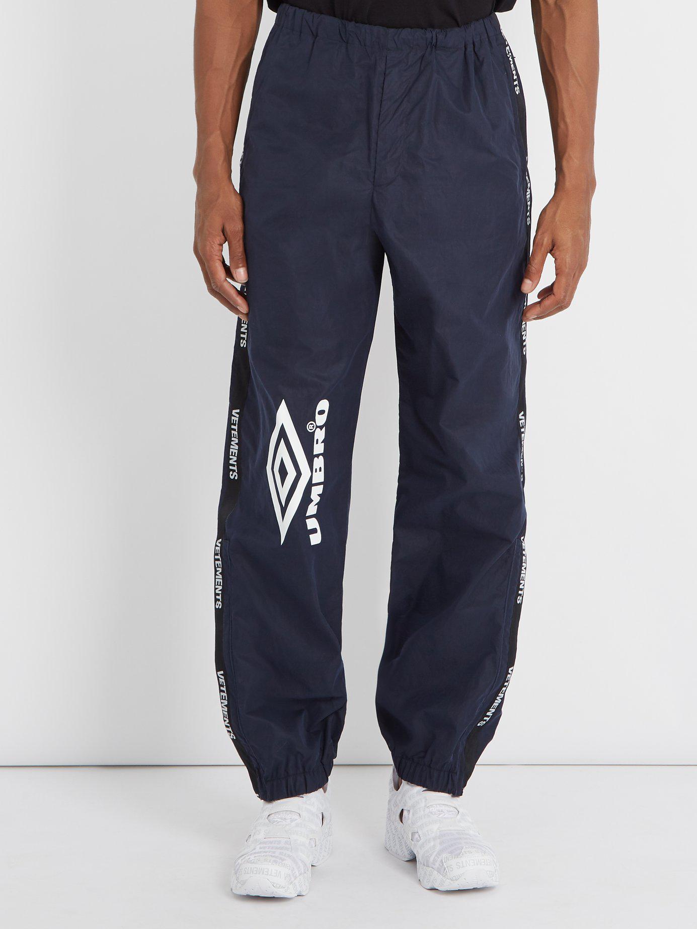 vetements track pants