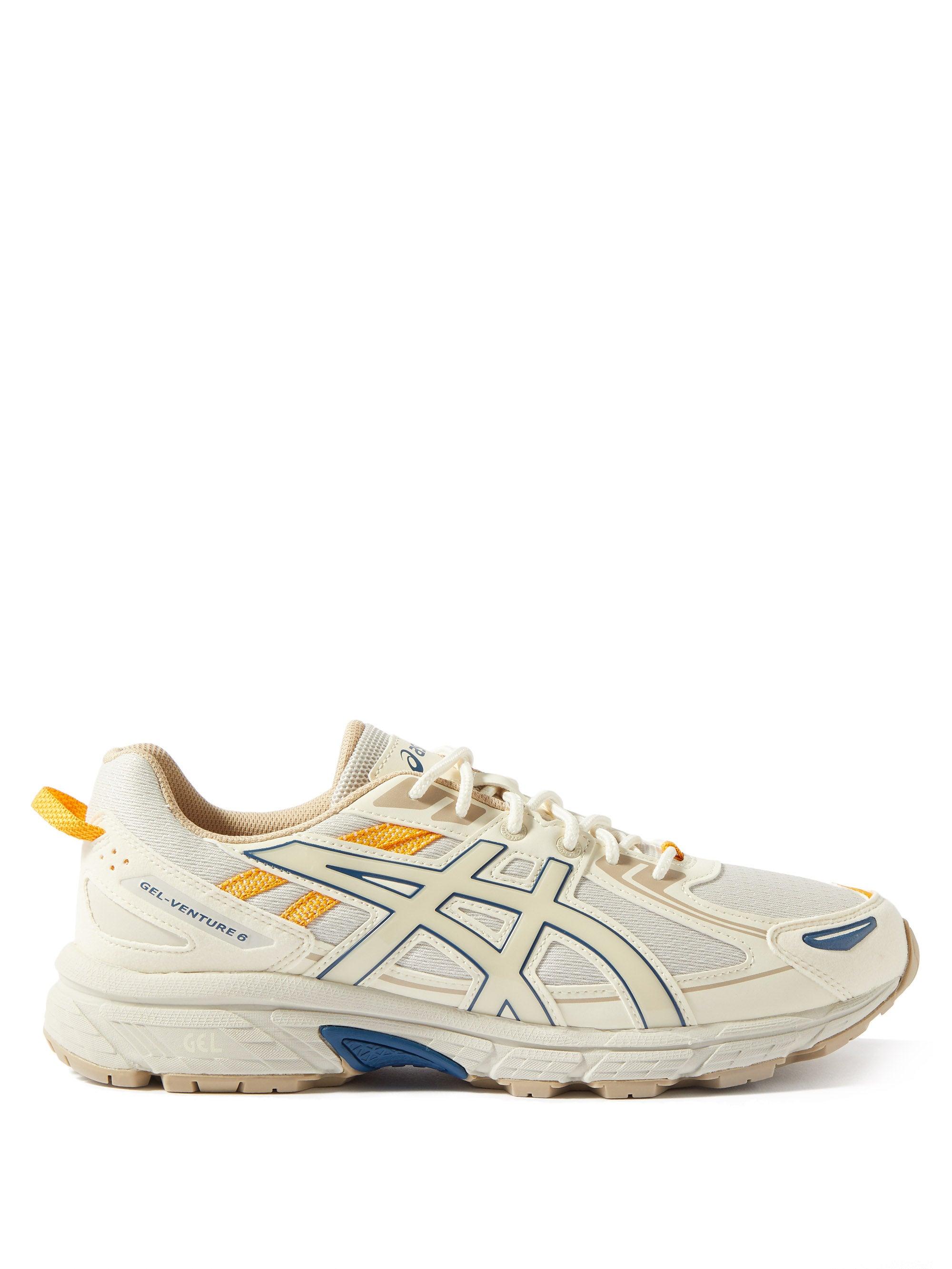 Asics Gel-venture 6 Pu And Mesh Trainers in Natural for Men | Lyst