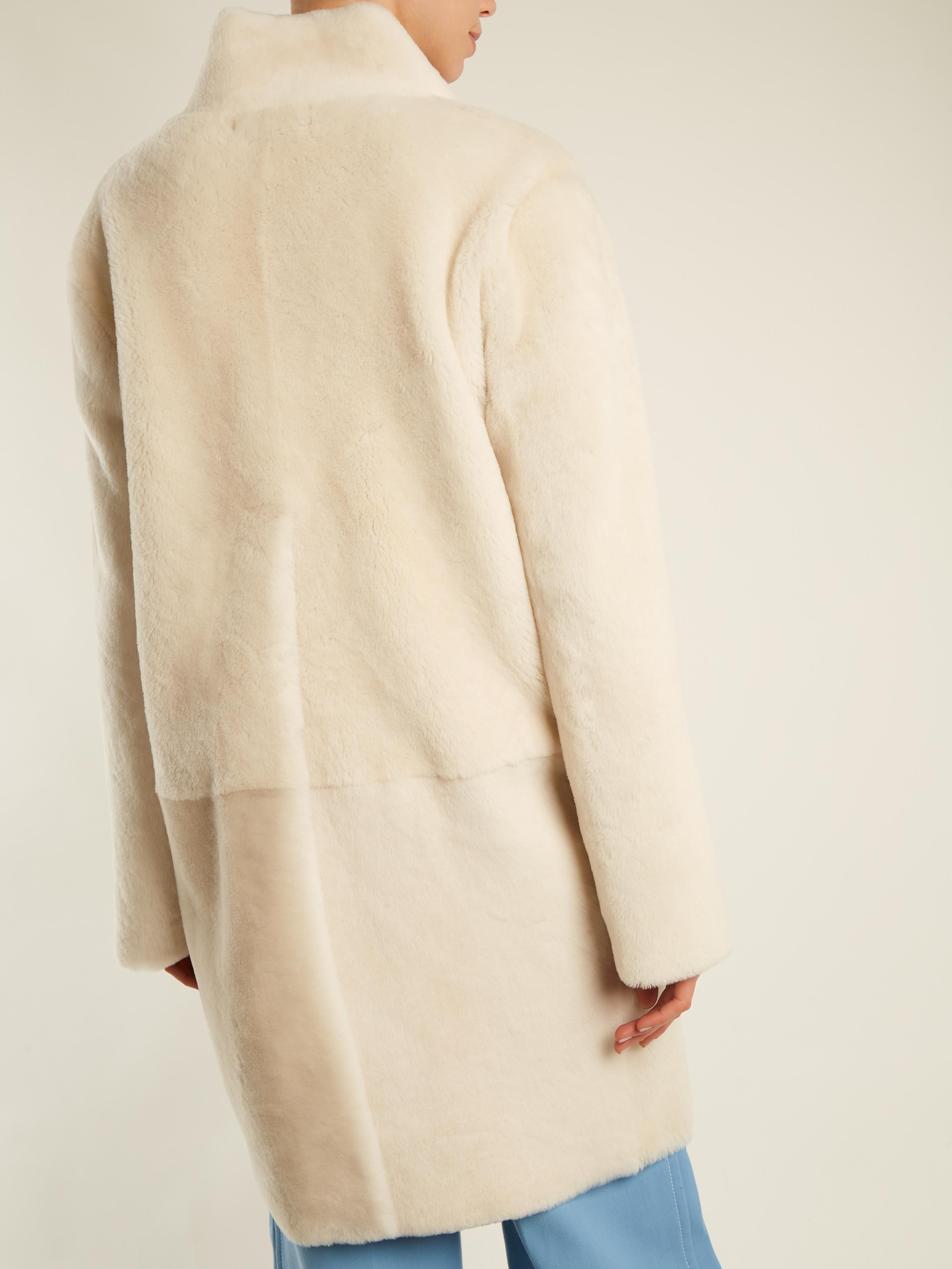 ines & marechal shearling coat