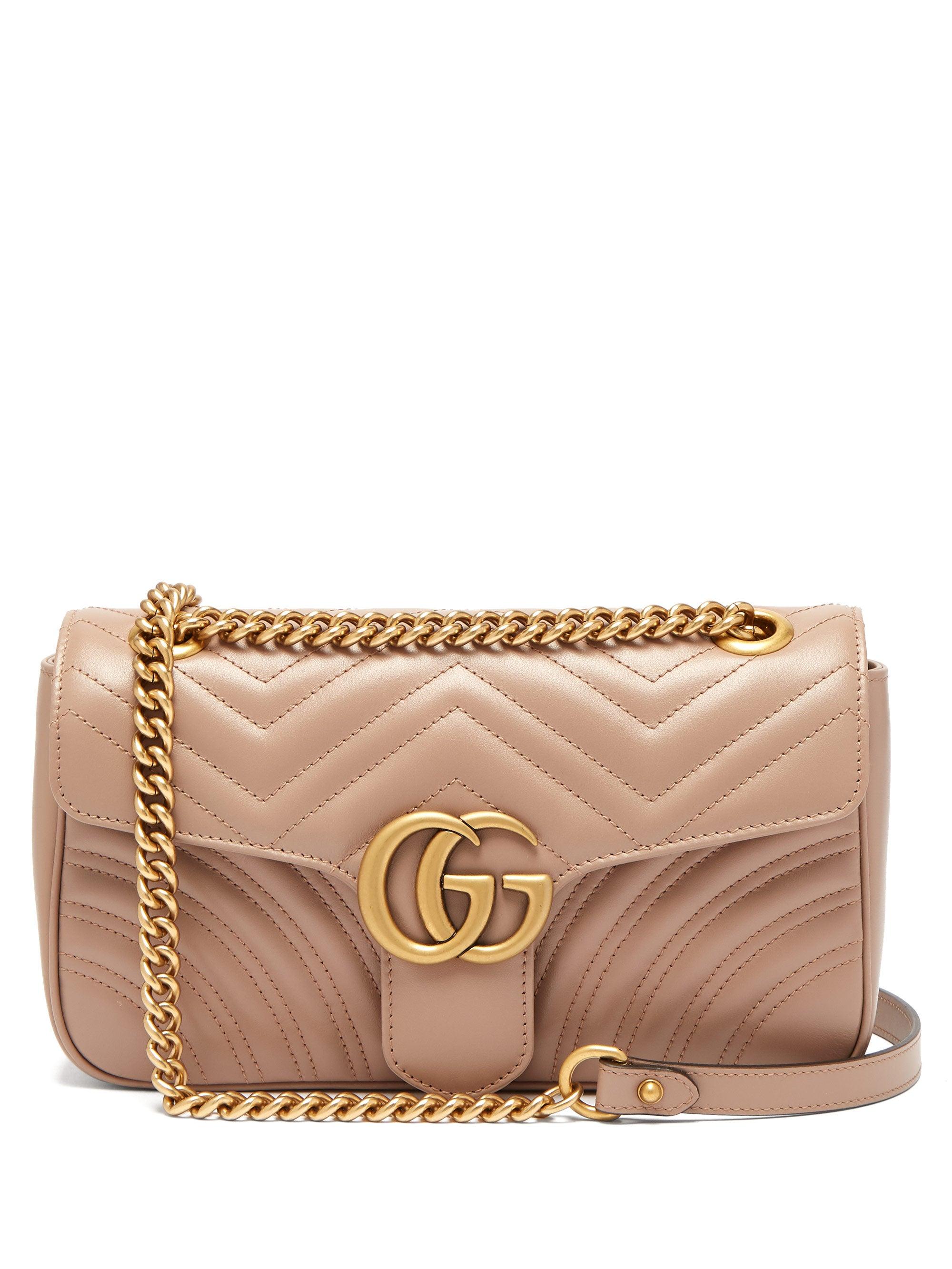 gucci small quilted leather shoulder bag