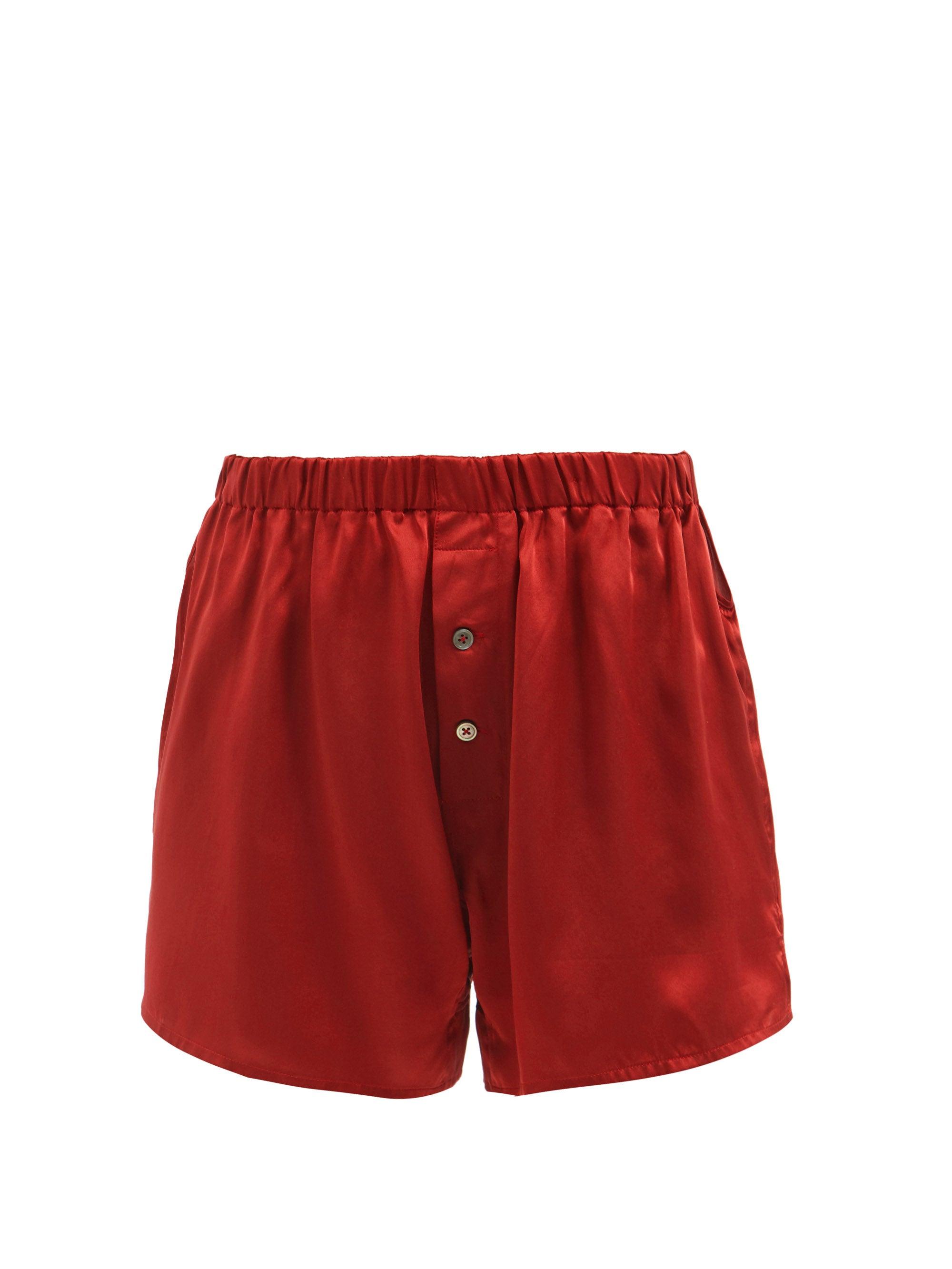 Araks Eduardo Silk-satin Pyjama Shorts 