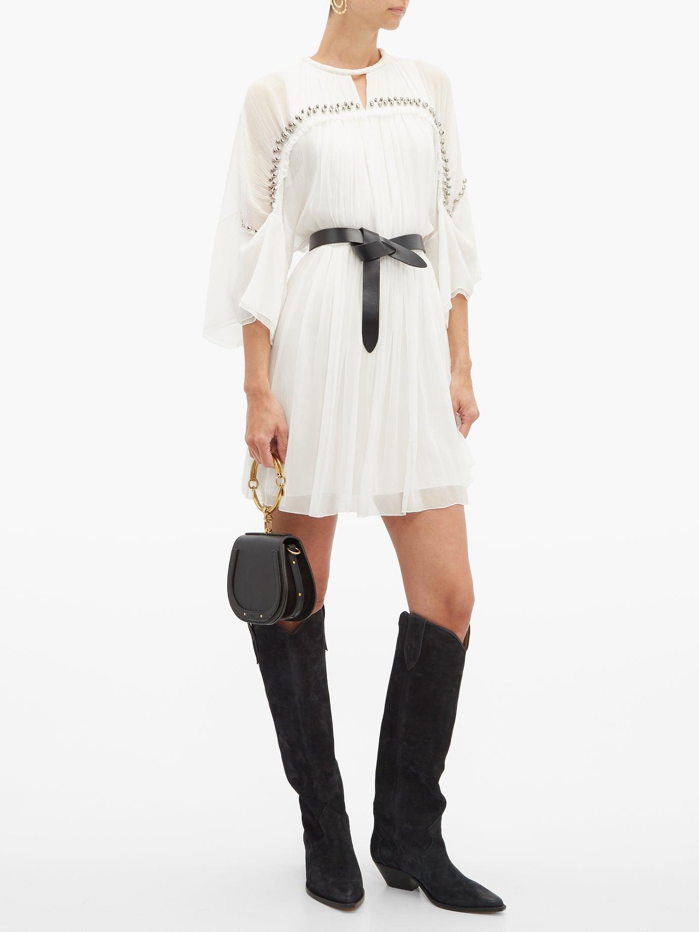Isabel Marant Denvee Suede Knee High Boots in Black - Lyst