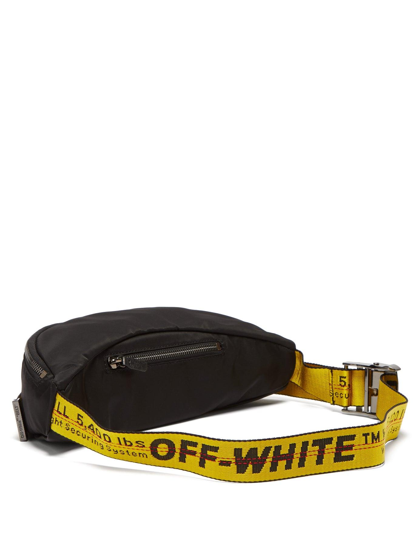 Off-White c/o Virgil Abloh Industrial Strap Belt Bag in Black for