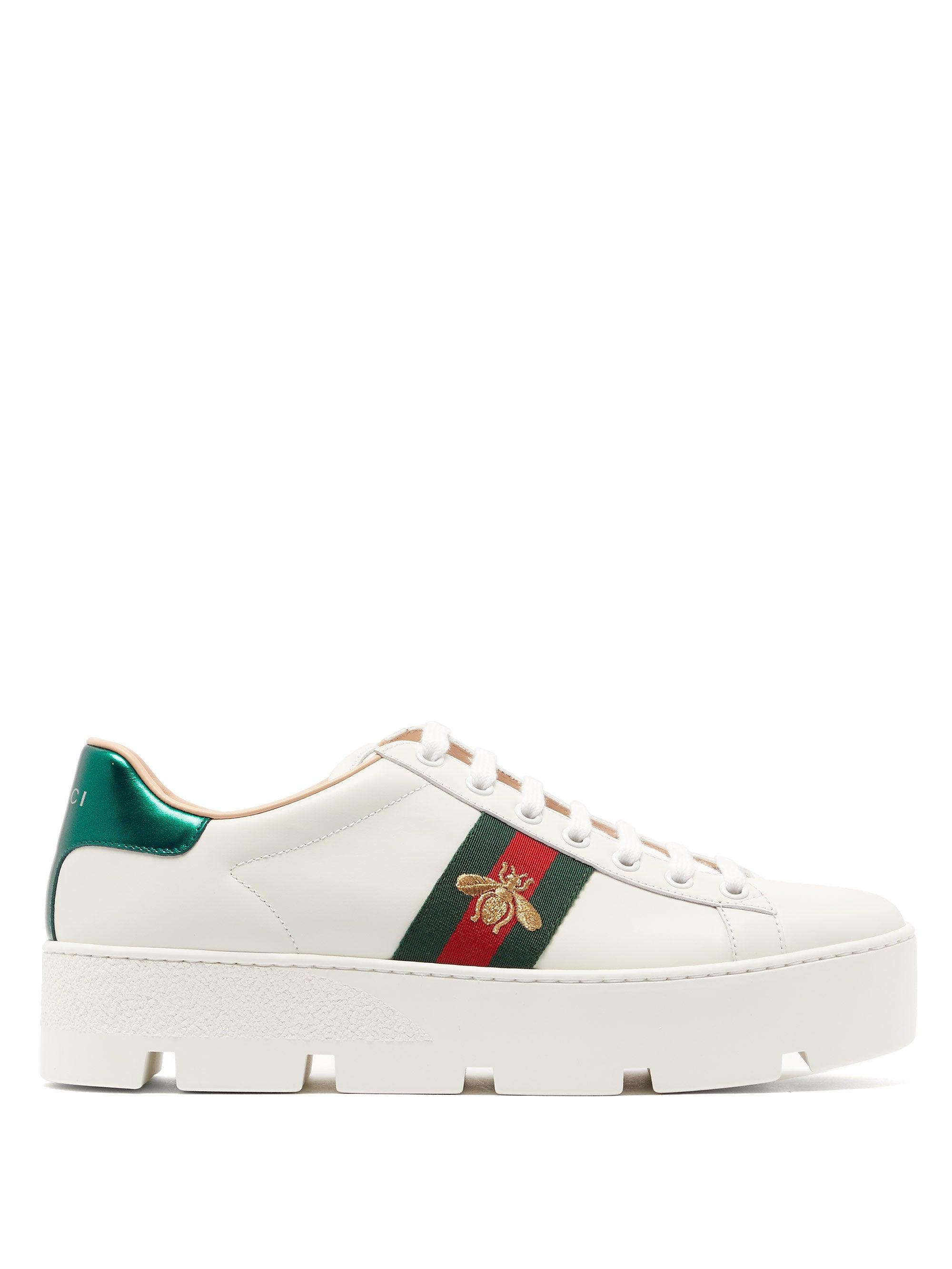 gucci heart trainers
