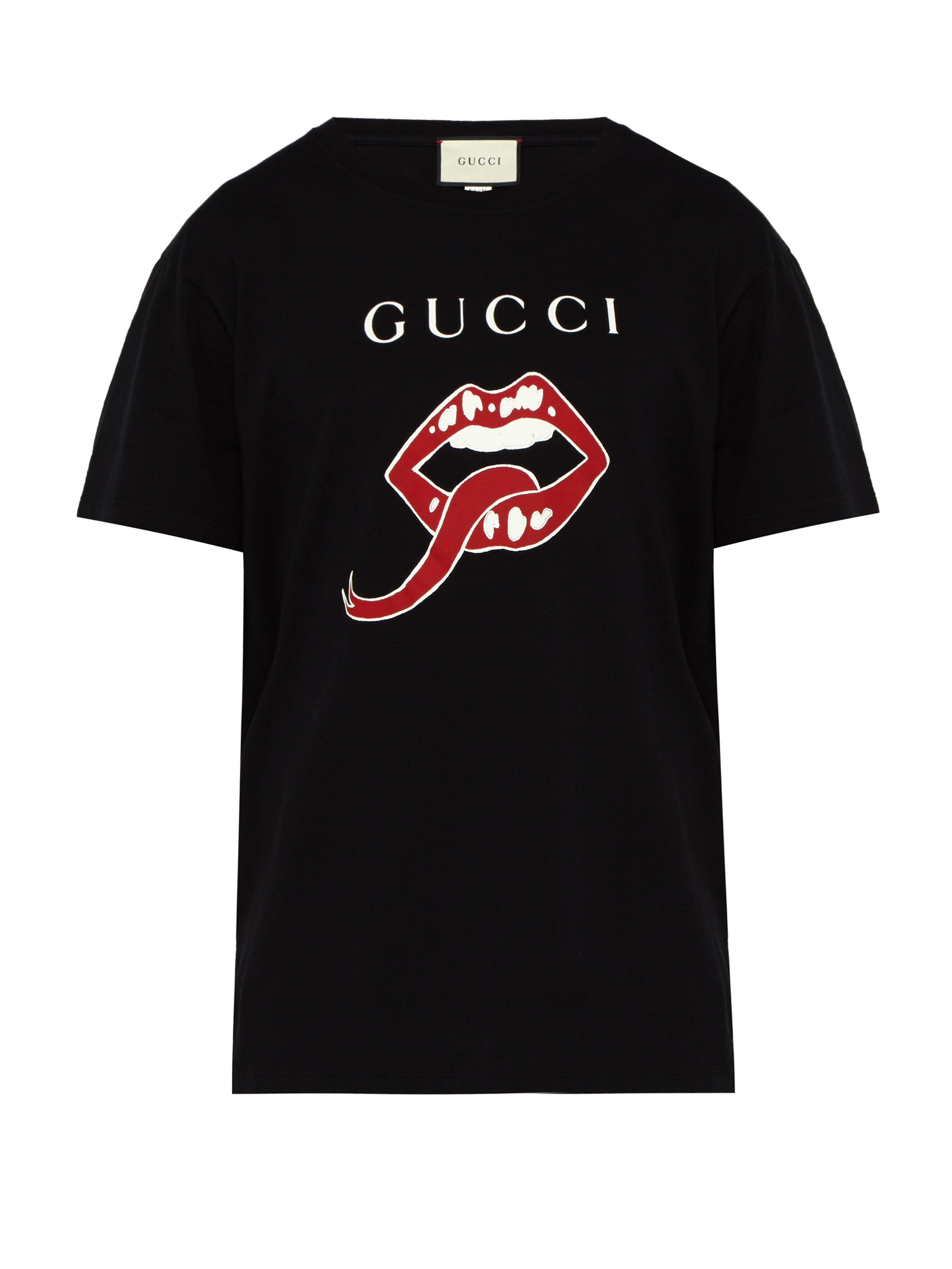 gucci plain black t shirt