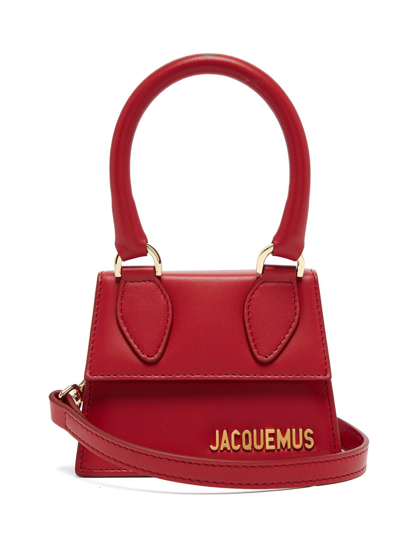 Jacquemus Le Chiquita Leather Micro Bag in Red - Lyst