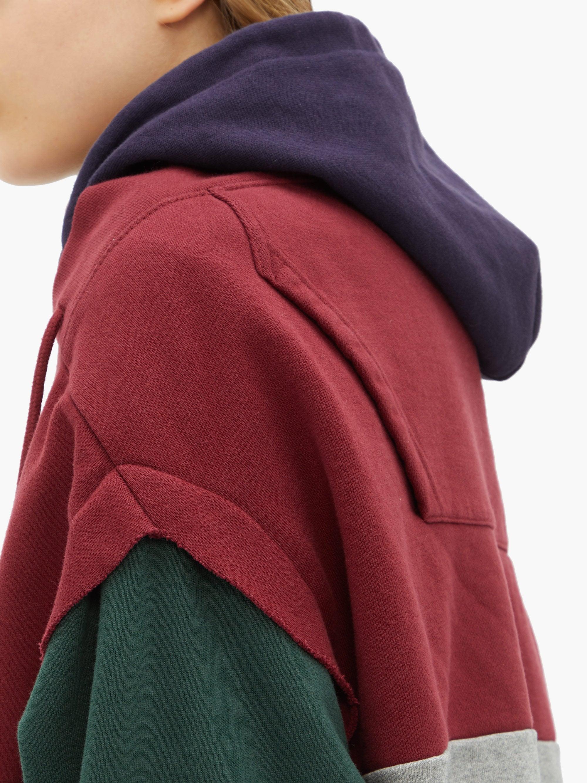 Vetements Bad Gateway Deconstructed Hooded Sweatshirt | Lyst