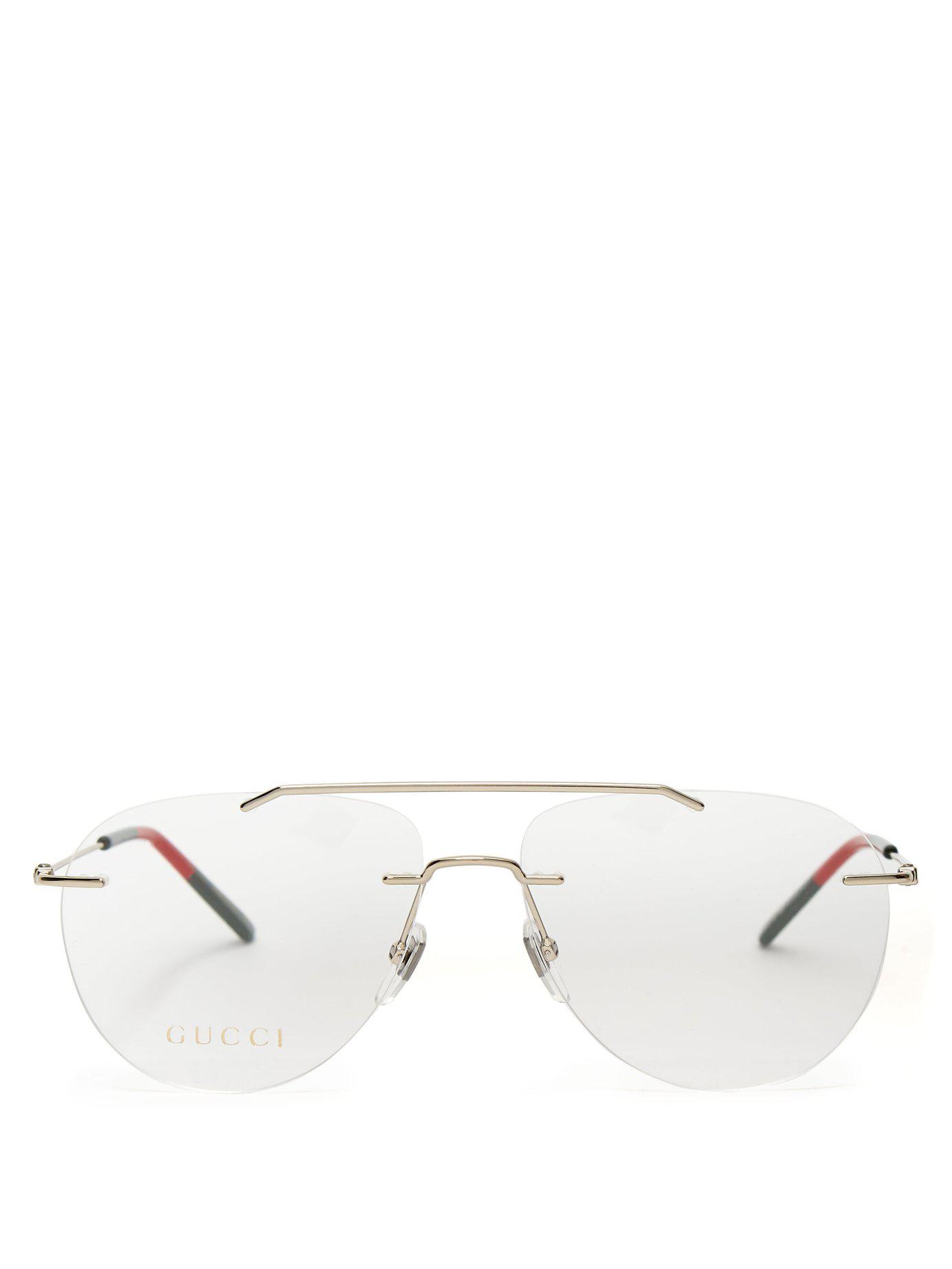 Aviator glasses cheap gucci