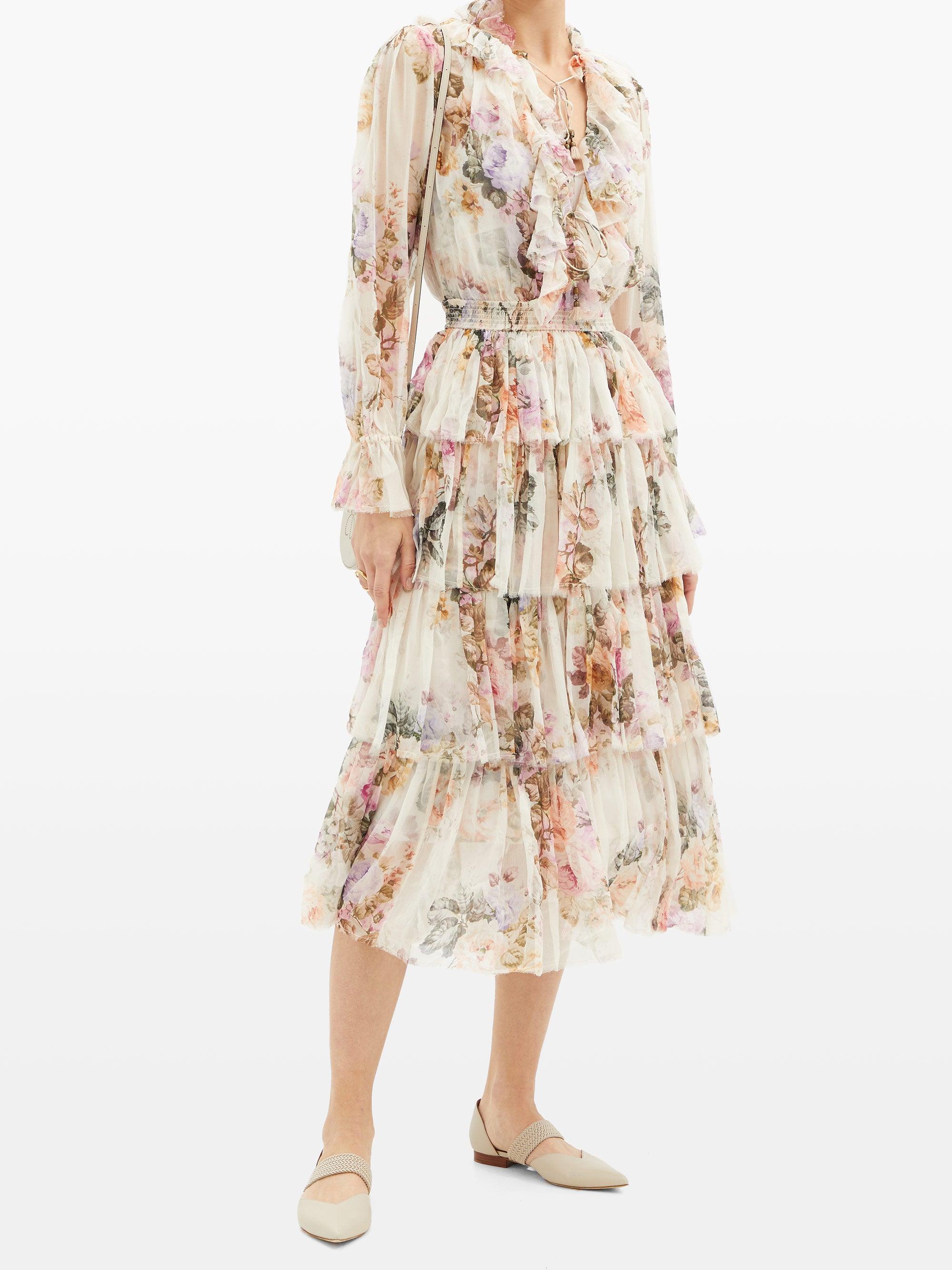 Zimmermann top tiered dress