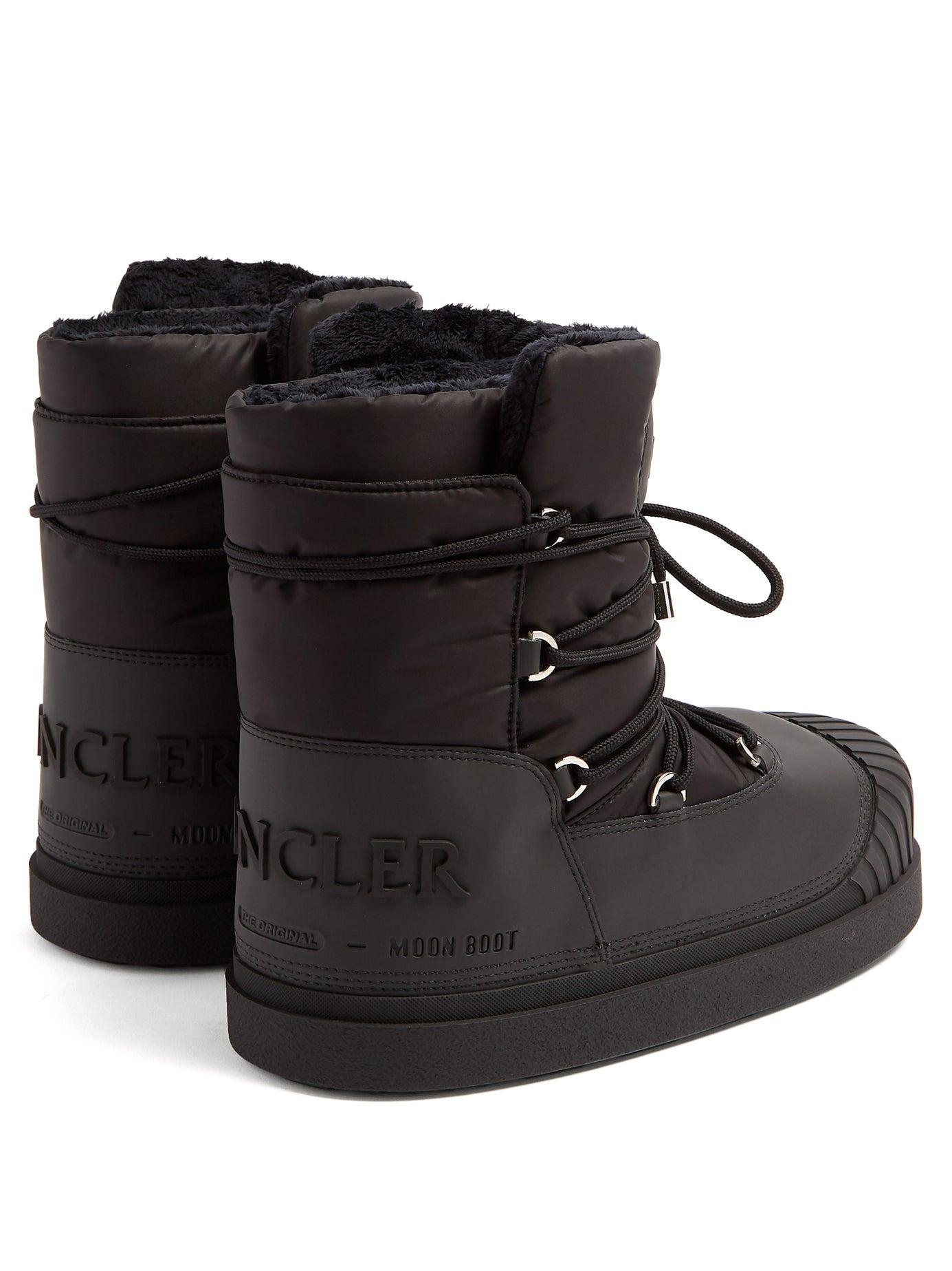 Moncler Uranus Lace-up Aprés-ski Boots in Black for Men | Lyst