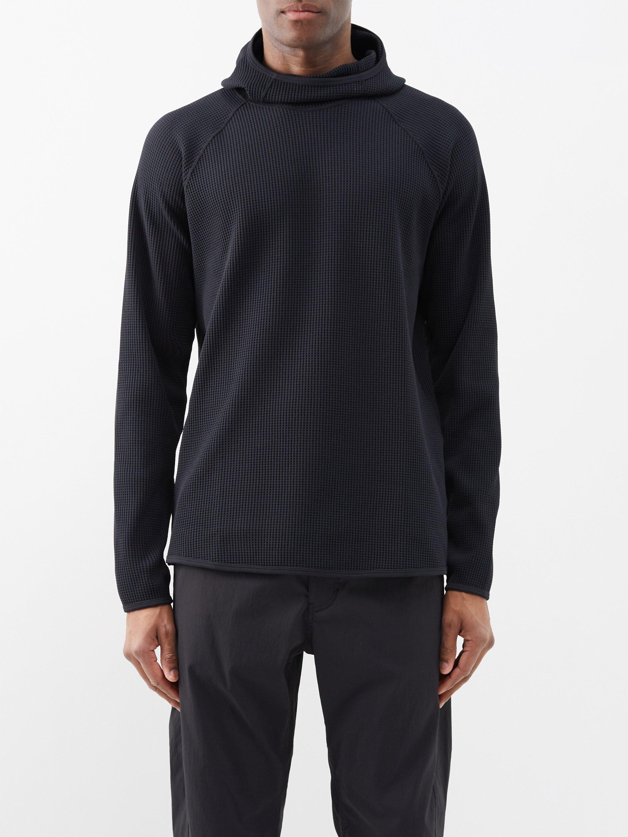 Goldwin Waffle-knit Thermal Hoodie in Blue for Men | Lyst