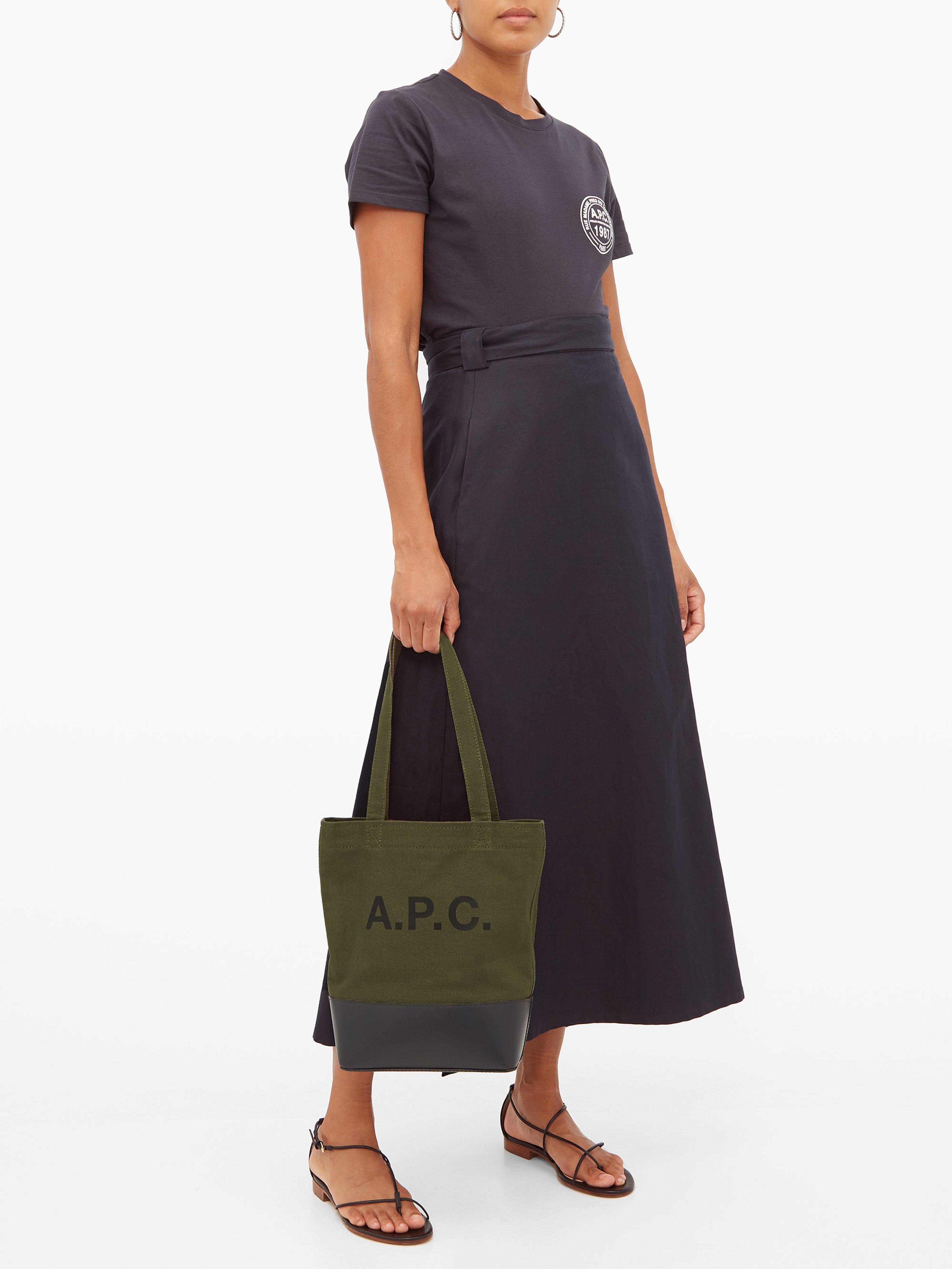 A.P.C. Axelle Tote in Green Lyst Australia