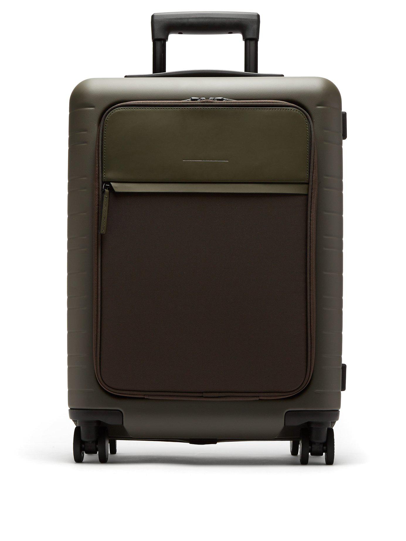 Horizn Studios Synthetic Model M Cabin Suitcase in Dark Green (Green