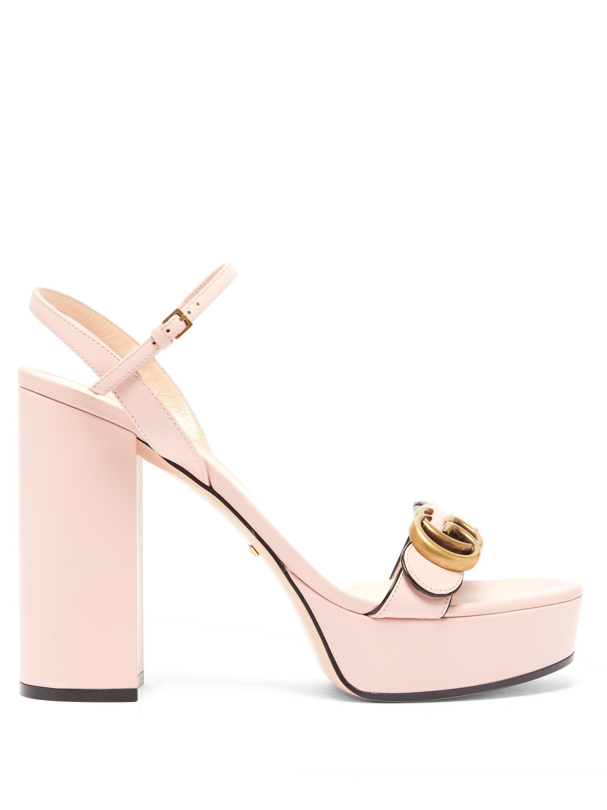 gucci marmont sandals platform