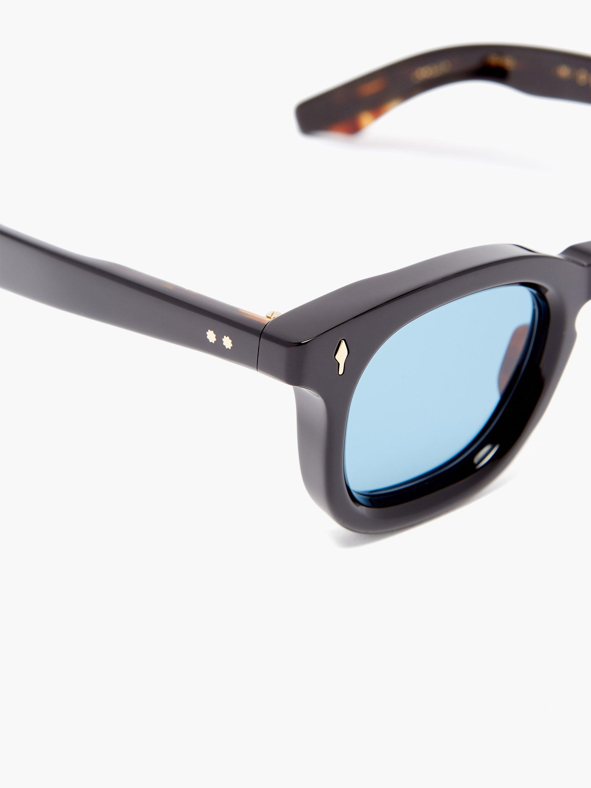 Jacques Marie Mage Devaux Square Acetate Sunglasses in Black | Lyst