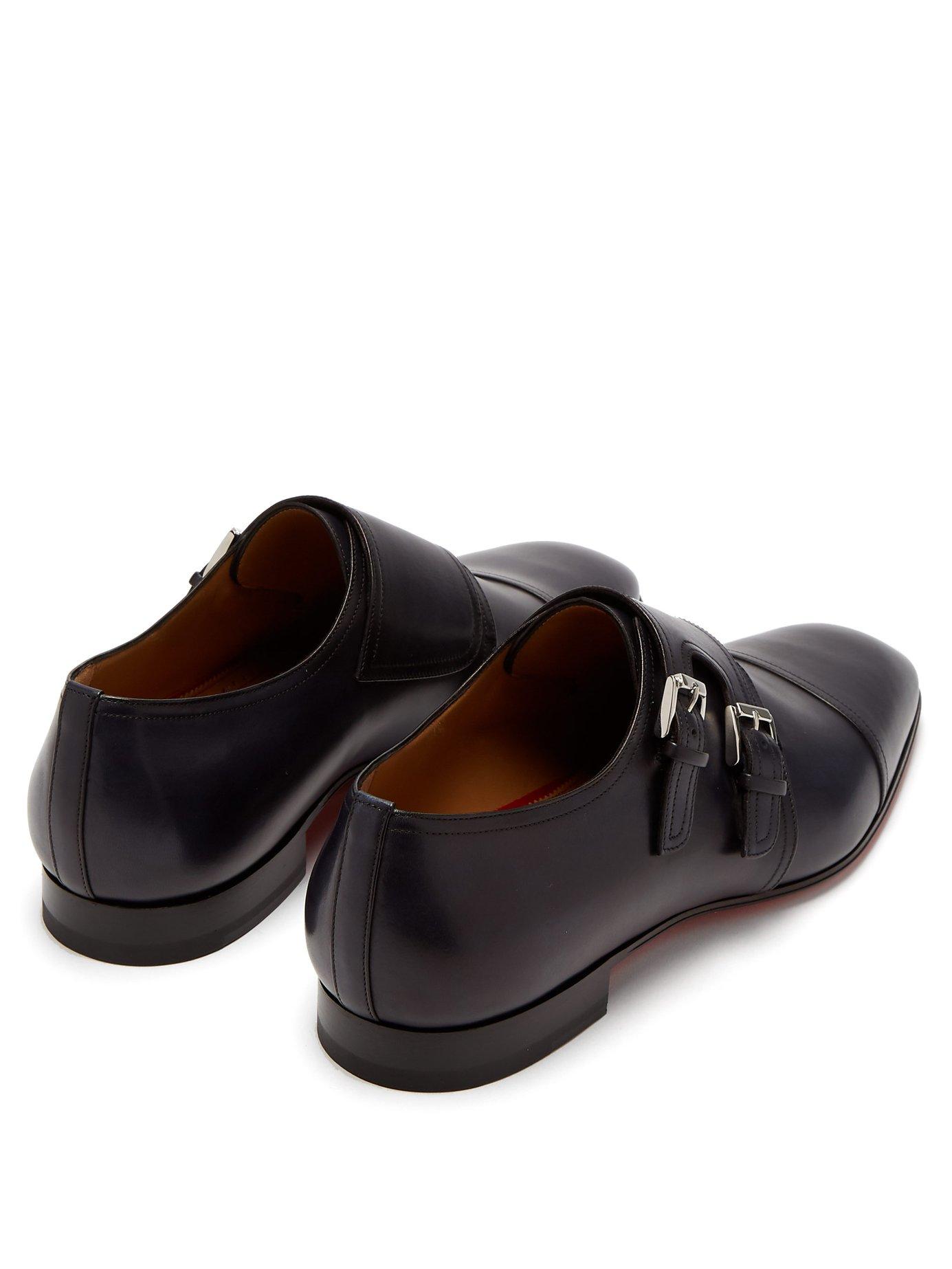 Christian Louboutin Men's Greghost Patent Leather Loafers